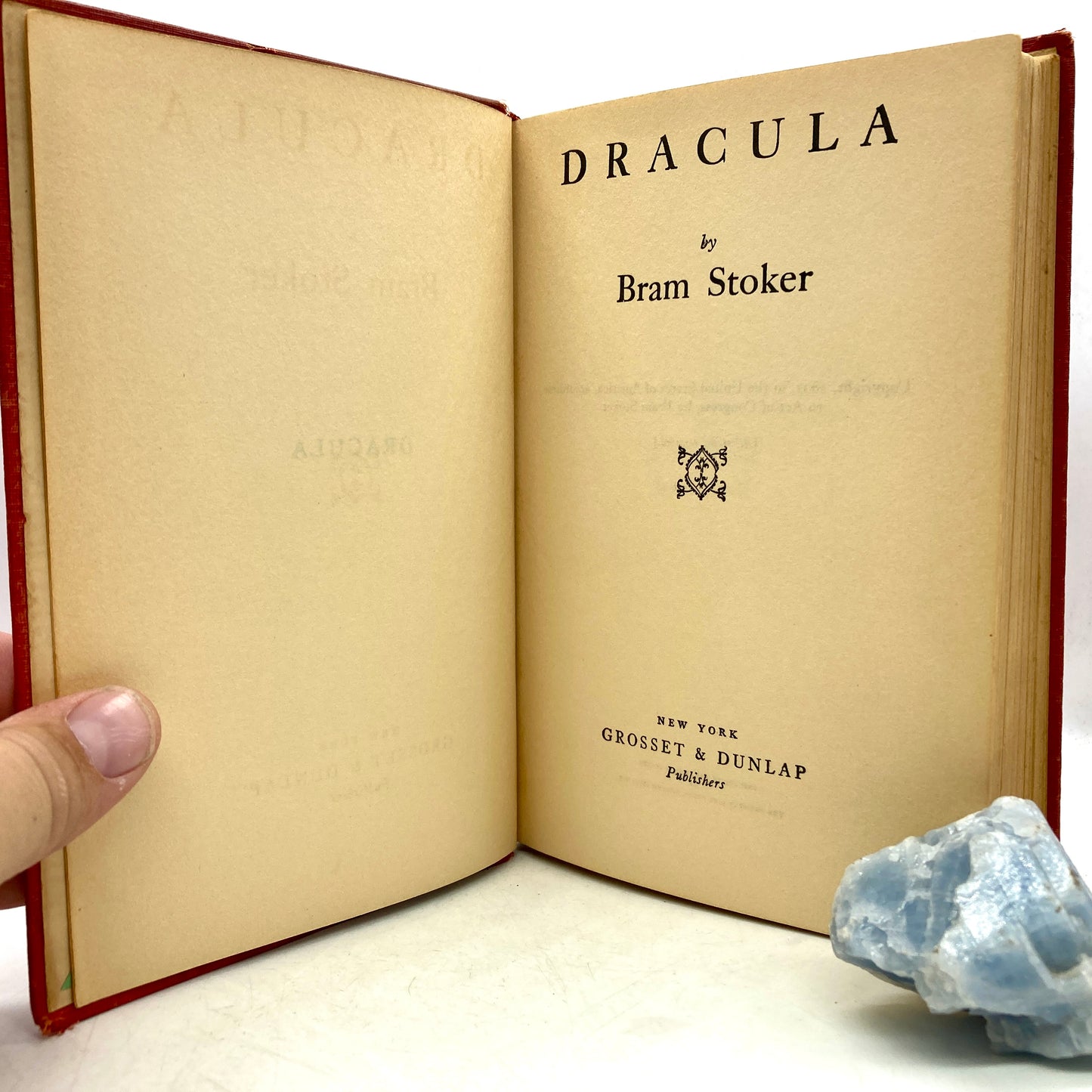 STOKER, Bram "Dracula" [Grosset & Dunlap, c1930s] L. Sprague de Camp's copy