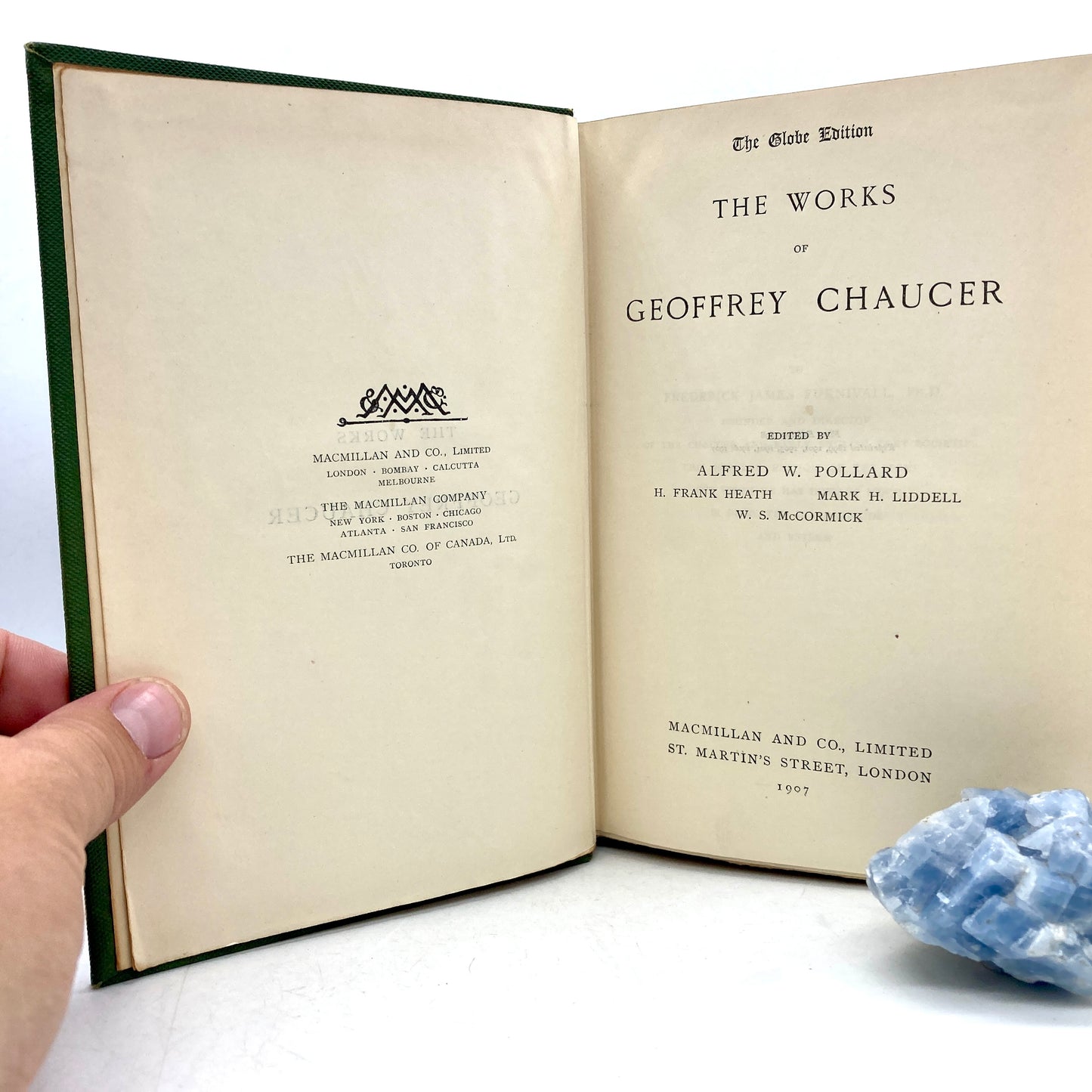 CHAUCER, Geoffrey "The Works of Geoffrey Chaucer" [Macmillan, 1907]