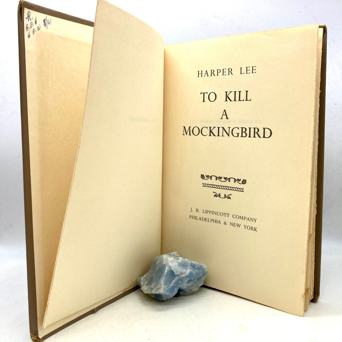 LEE, Harper "To Kill a Mockingbird" [Lippincott, c1961]