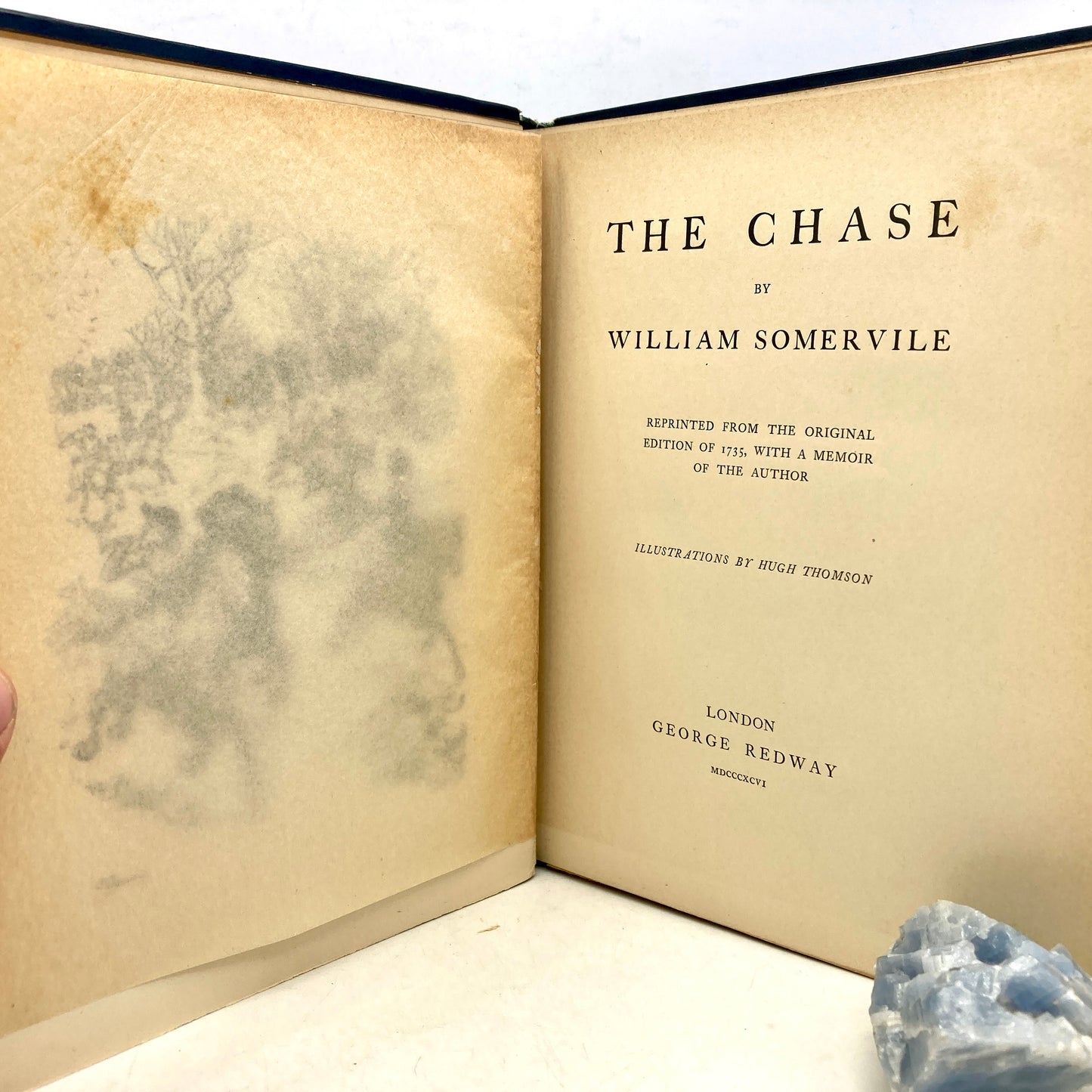 SOMERVILLE, William "The Chase" [George Redway, 1896] Hugh Thomson Illustrations