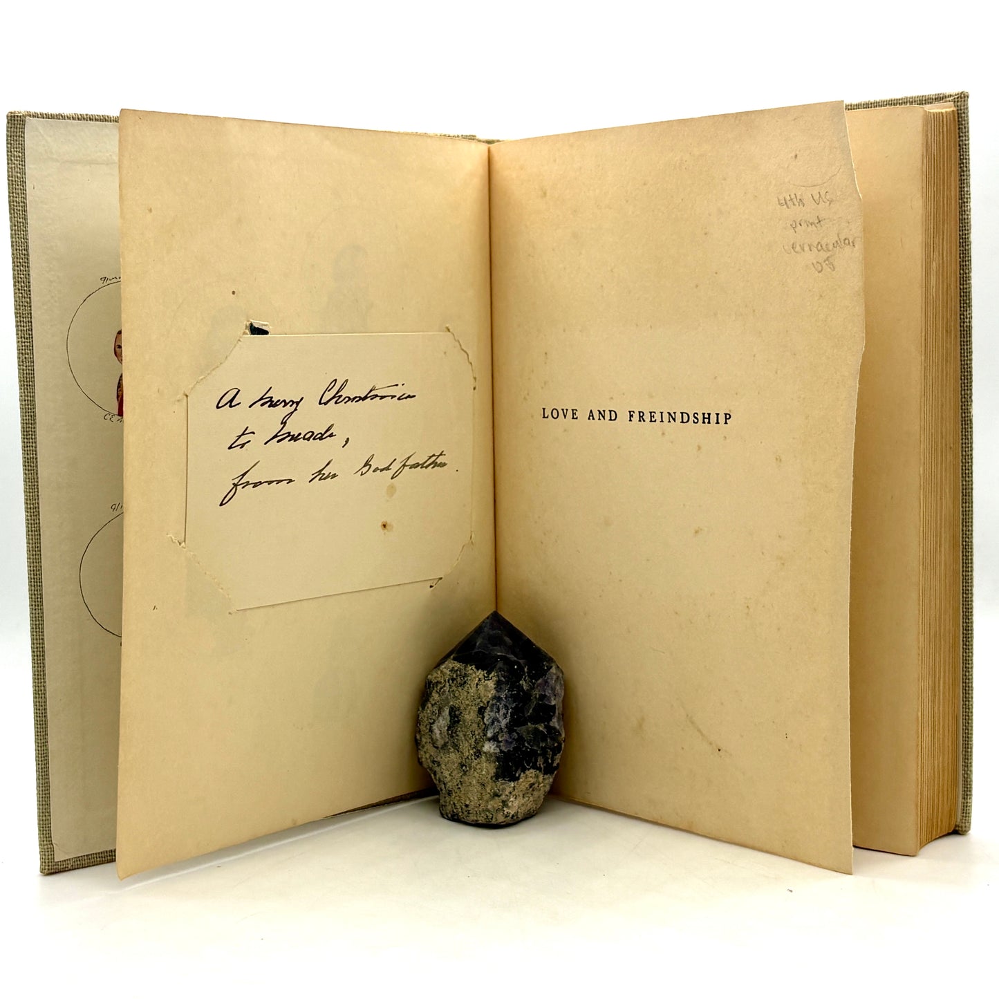 Jane Austen "Love & Freindship" [Frederick A. Stokes, 1922] Friendship