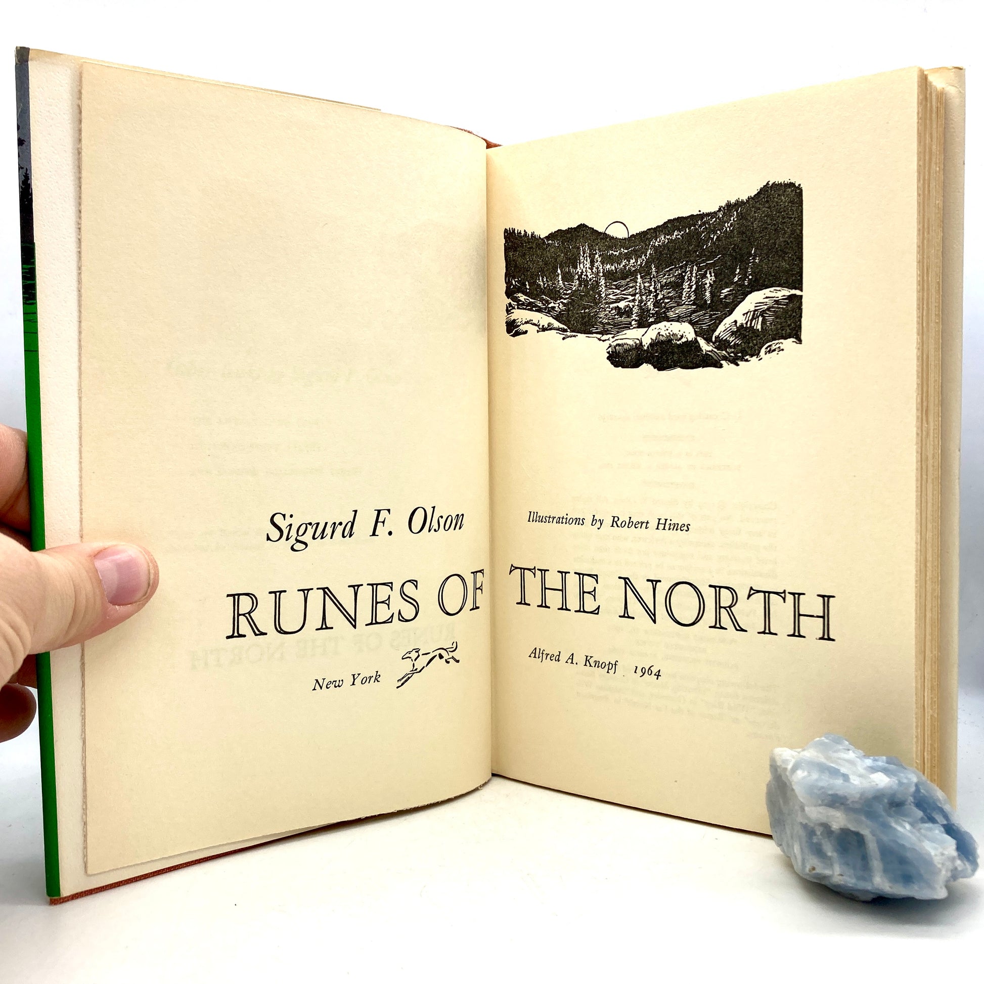 OLSON, Sigurd F. "Runes of the North" [Alfred A. Knopf, 1964] - Buzz Bookstore