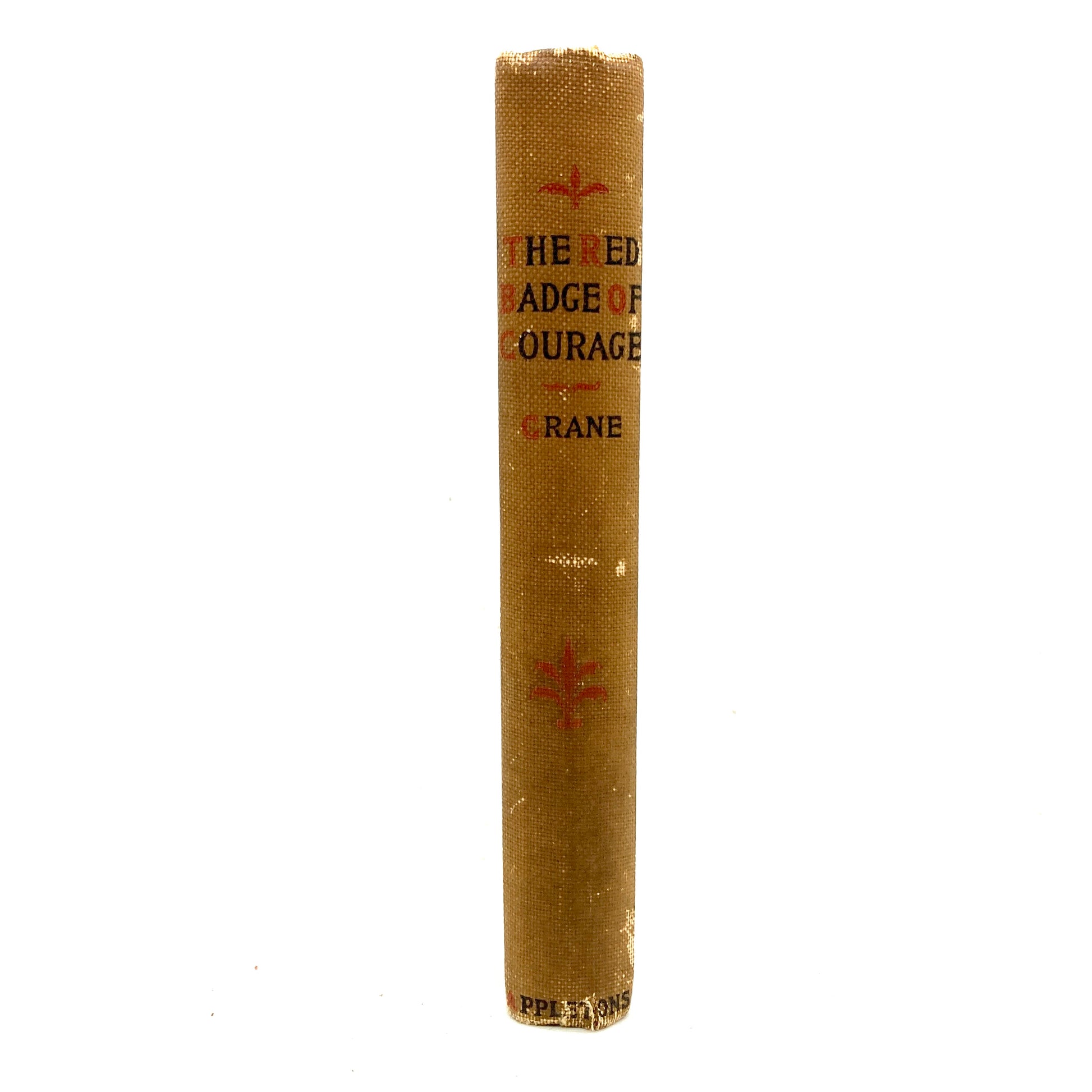 CRANE, Stephen "The Red Badge of Courage" [D. Appleton & Co, 1896] 1st Edition - Buzz Bookstore
