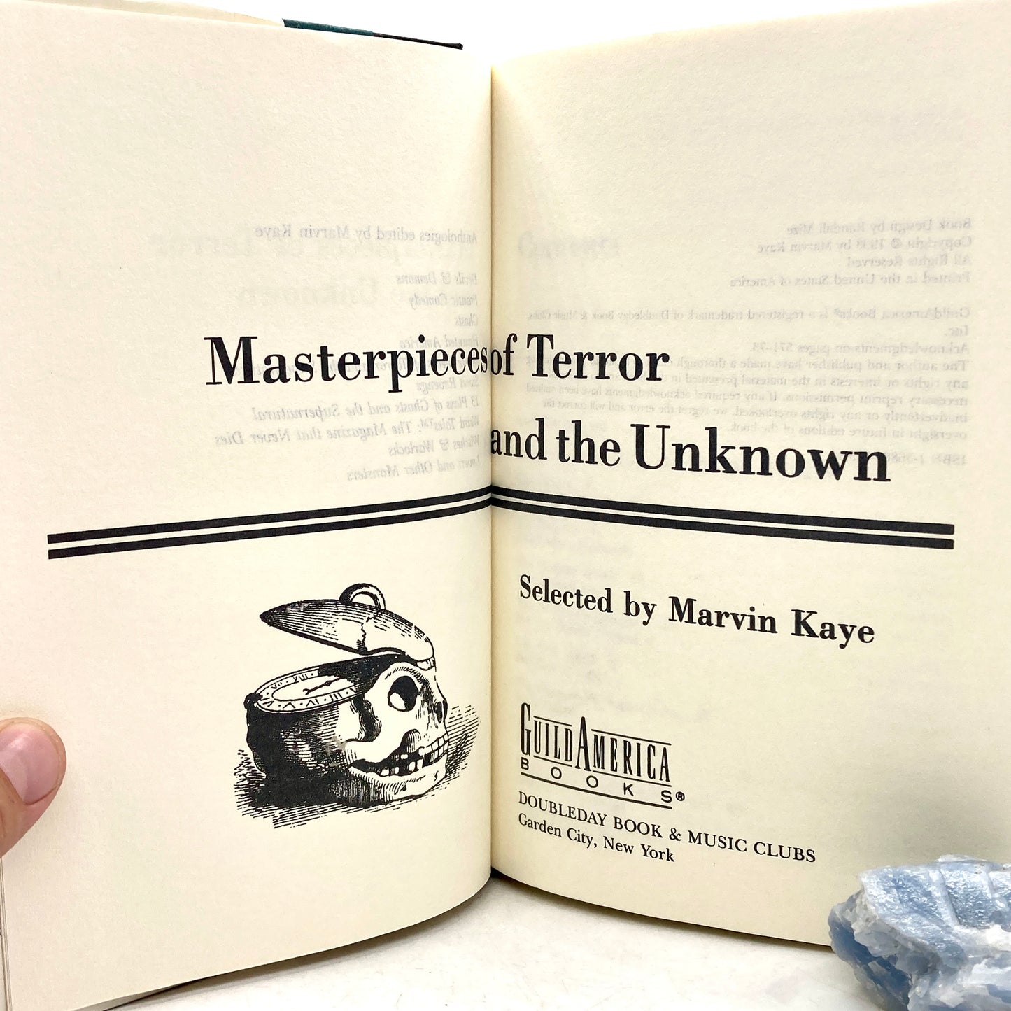 KAYE, Marvin "Masterpieces of Terror and the Unknown" [Guild America, 1993]