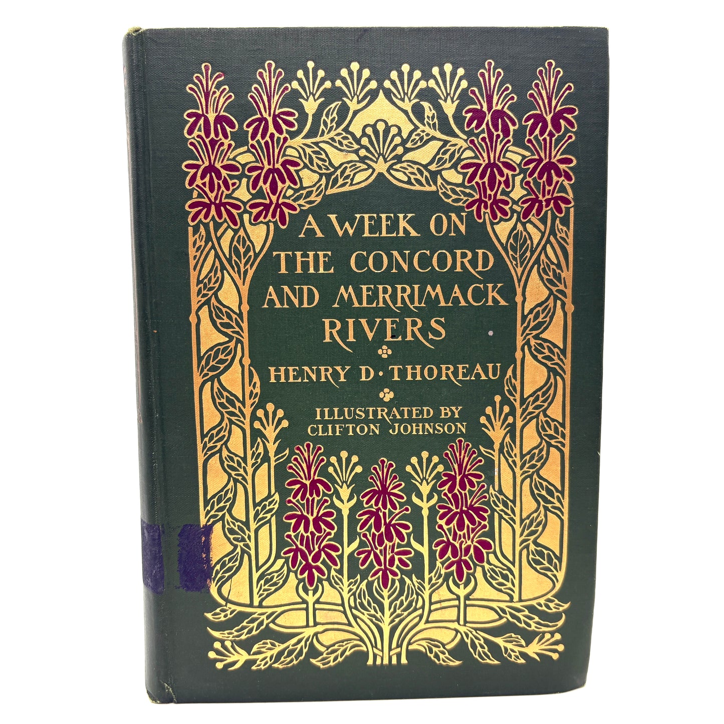 THOREAU, Henry David - 5 with covers by Margaret Armstrong [Crowell, 1908-13]