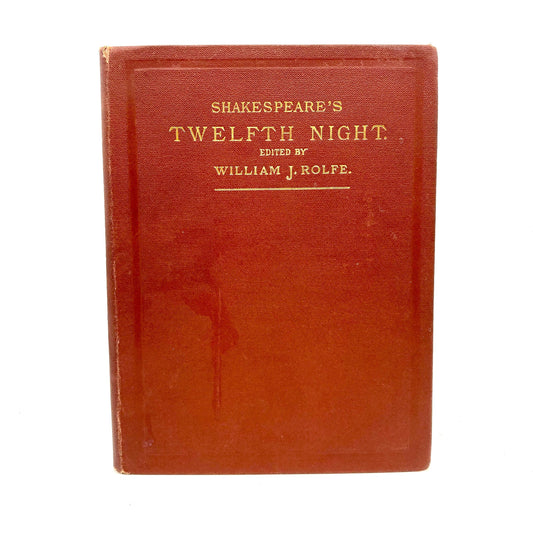 SHAKESPEARE, William "Twelfth Night" [Harper & Brothers, 1895] - Buzz Bookstore