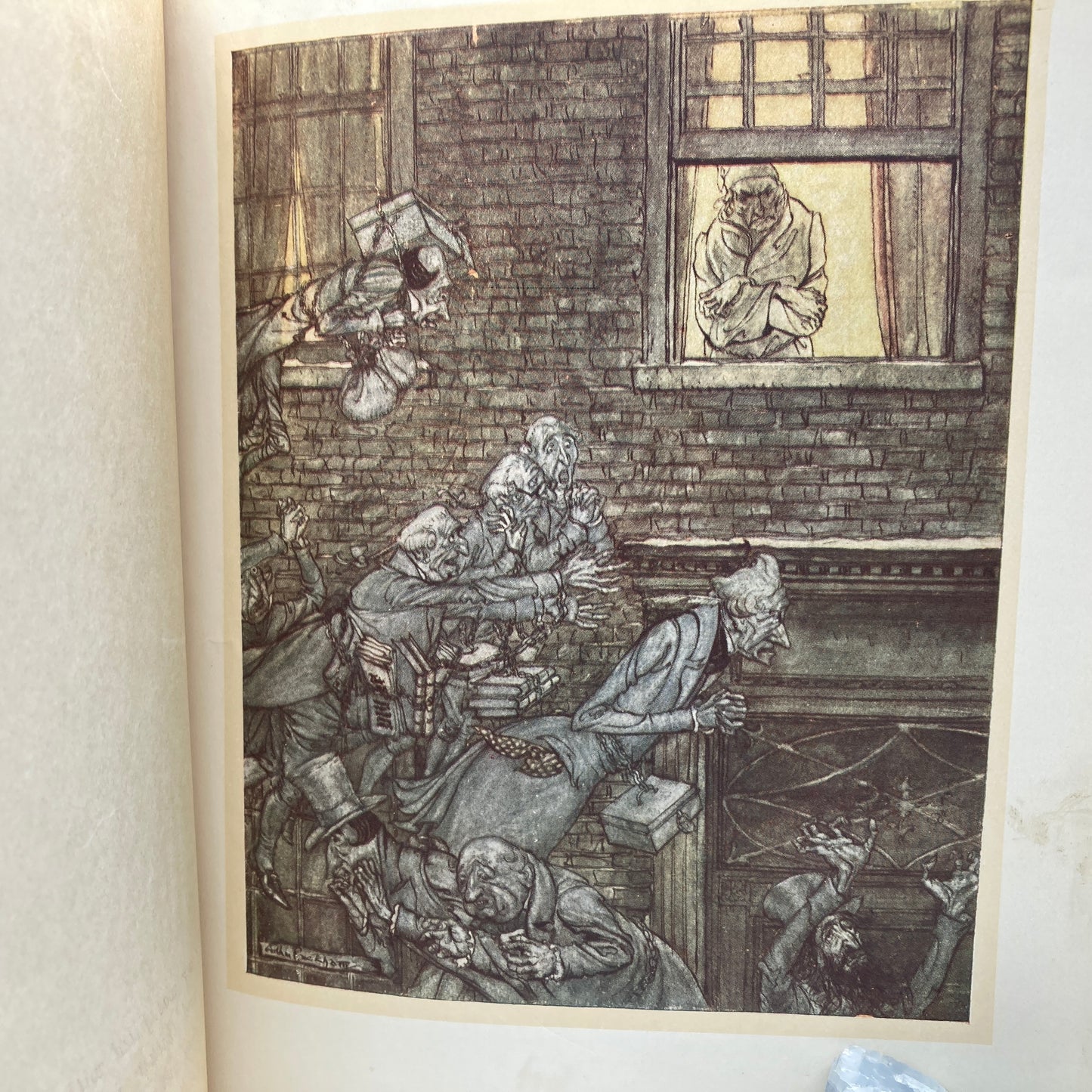 DICKENS, Charles "A Christmas Carol" [J.B. Lippincott, n.d./c1929] Arthur Rackham