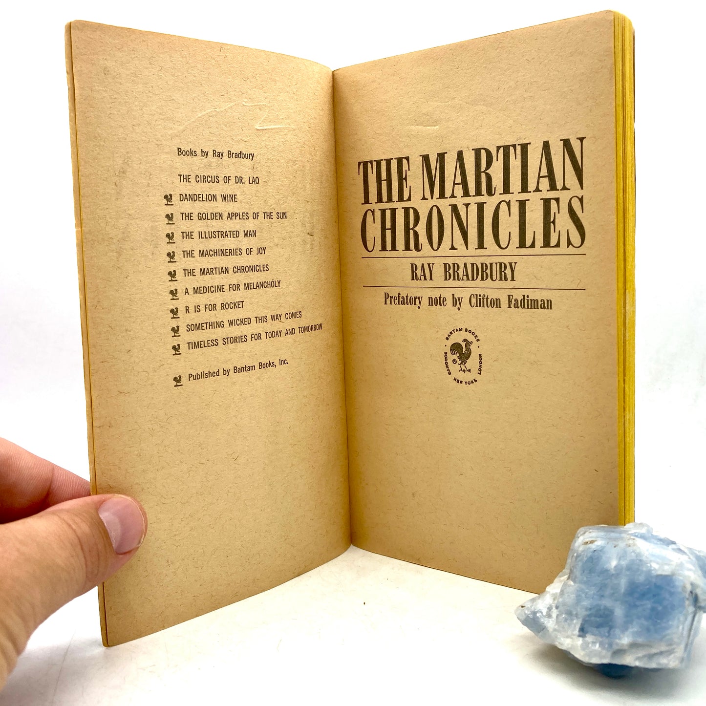 BRADBURY, Ray "The Martian Chronicles" [Bantam, 1967]