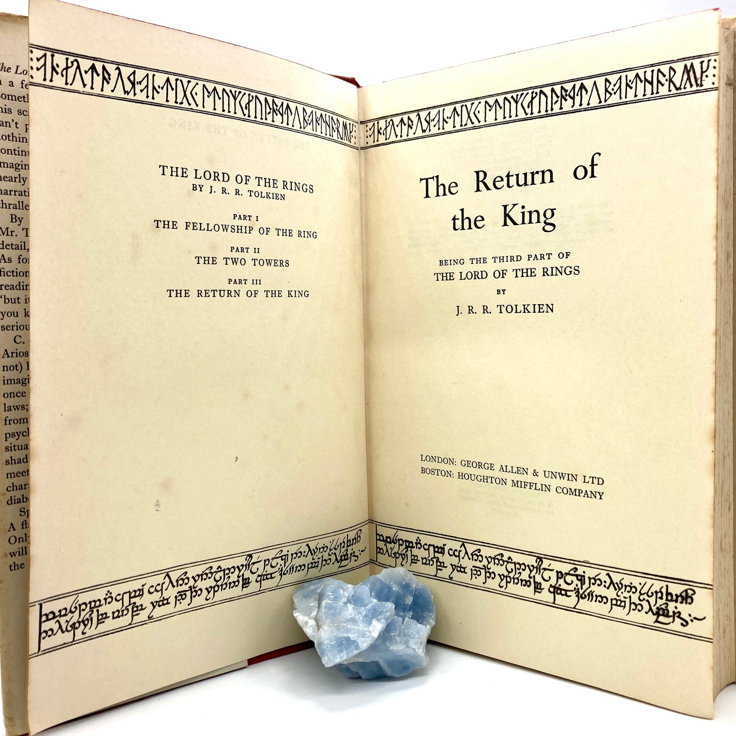 TOLKIEN, J.R.R. "The Lord of the Rings" [George Allen & Unwin, 1960-1] 1st Editions