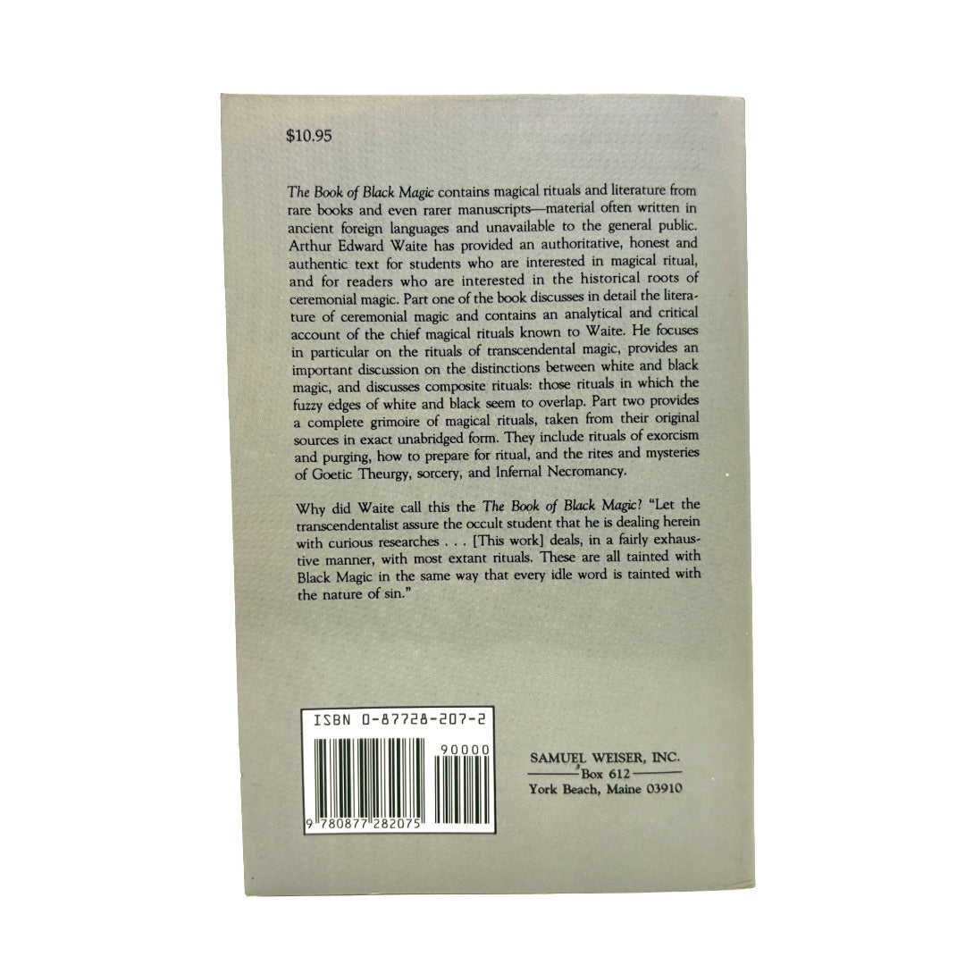 WAITE, Arthur Edward "The Book of Black Magic" [Samuel Weiser, Inc., 1995]
