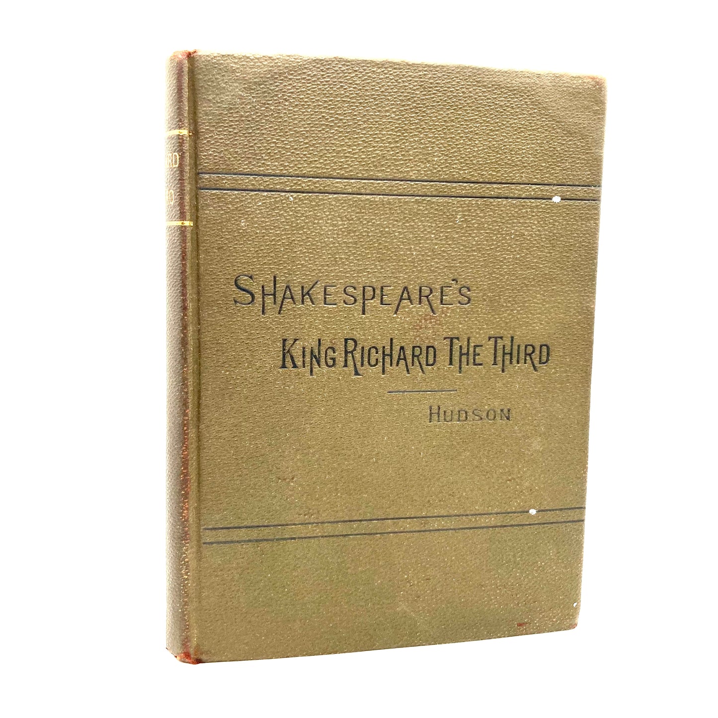 SHAKESPEARE, William "King Richard the Third" [Ginn & Company, 1886] - Buzz Bookstore