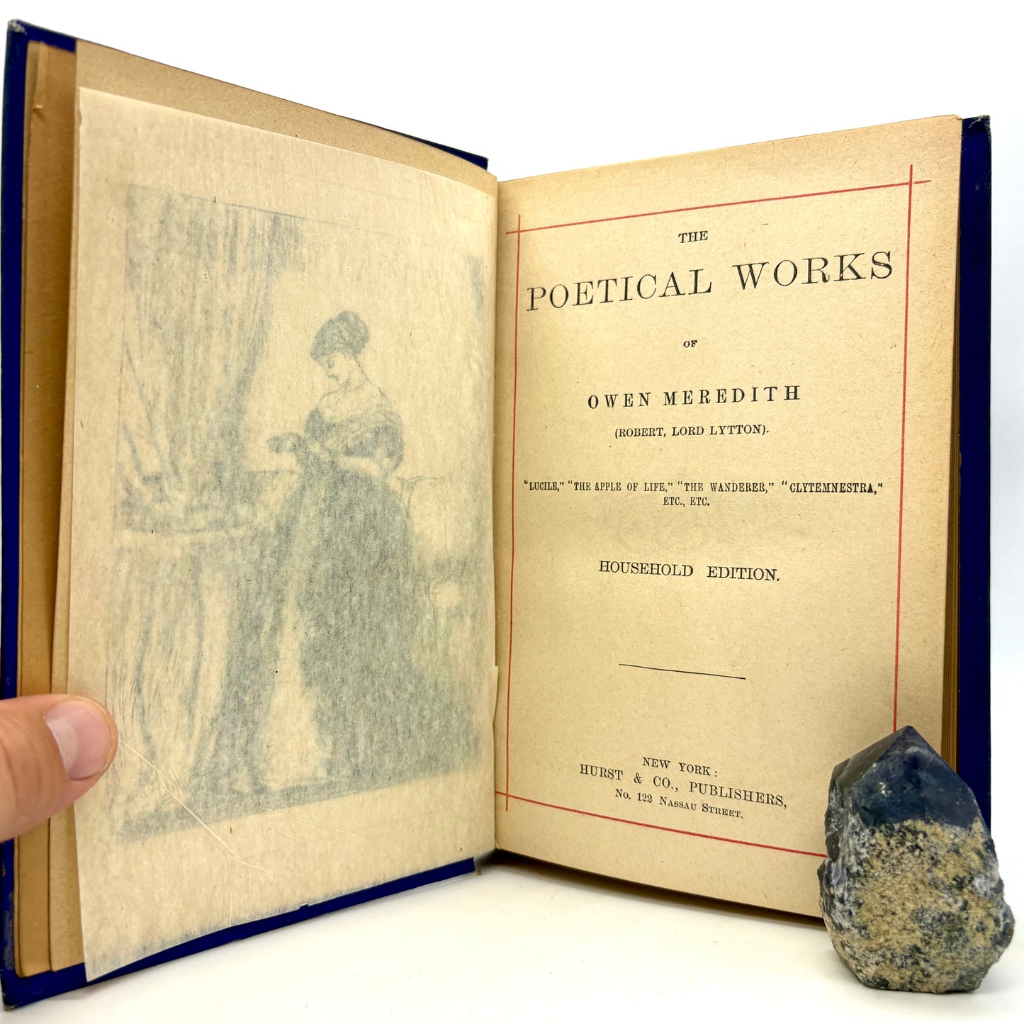 MEREDITH, Owen "The Poetical Works" [Hurst & Co, n.d./c1800s] Lucile