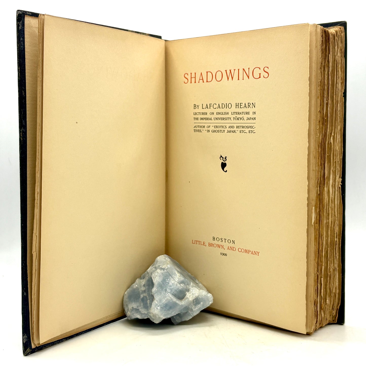 HEARN, Lafcadio "Shadowings" [Little, Brown, and Company, 1900]