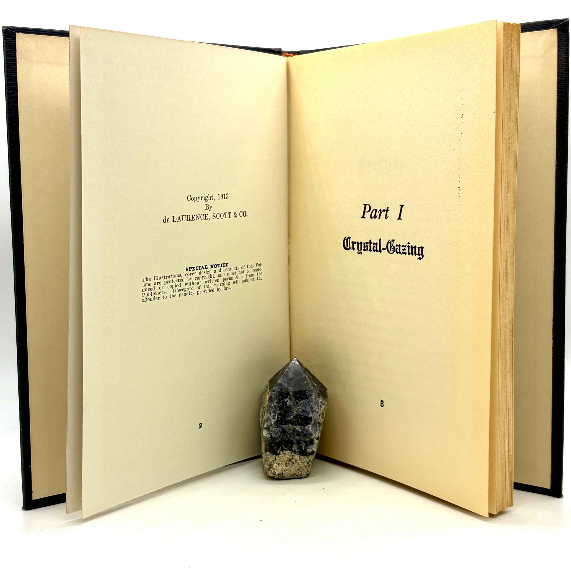 DE LAURENCE, L. W. “Crystal-Gazing and Spiritual Clairvoyance” [de Laurence, 1913]