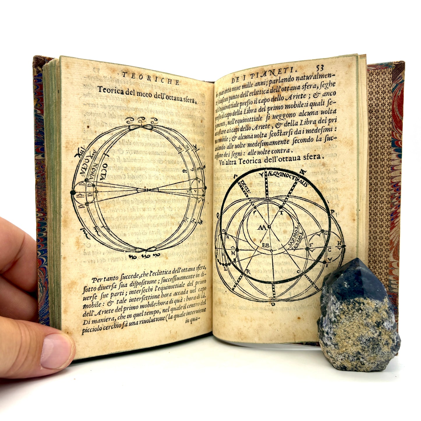 PEURBACH, Georg von "Le nuove Teoriche dei Pianeti" [Apresso Giovan Battista, 1566]