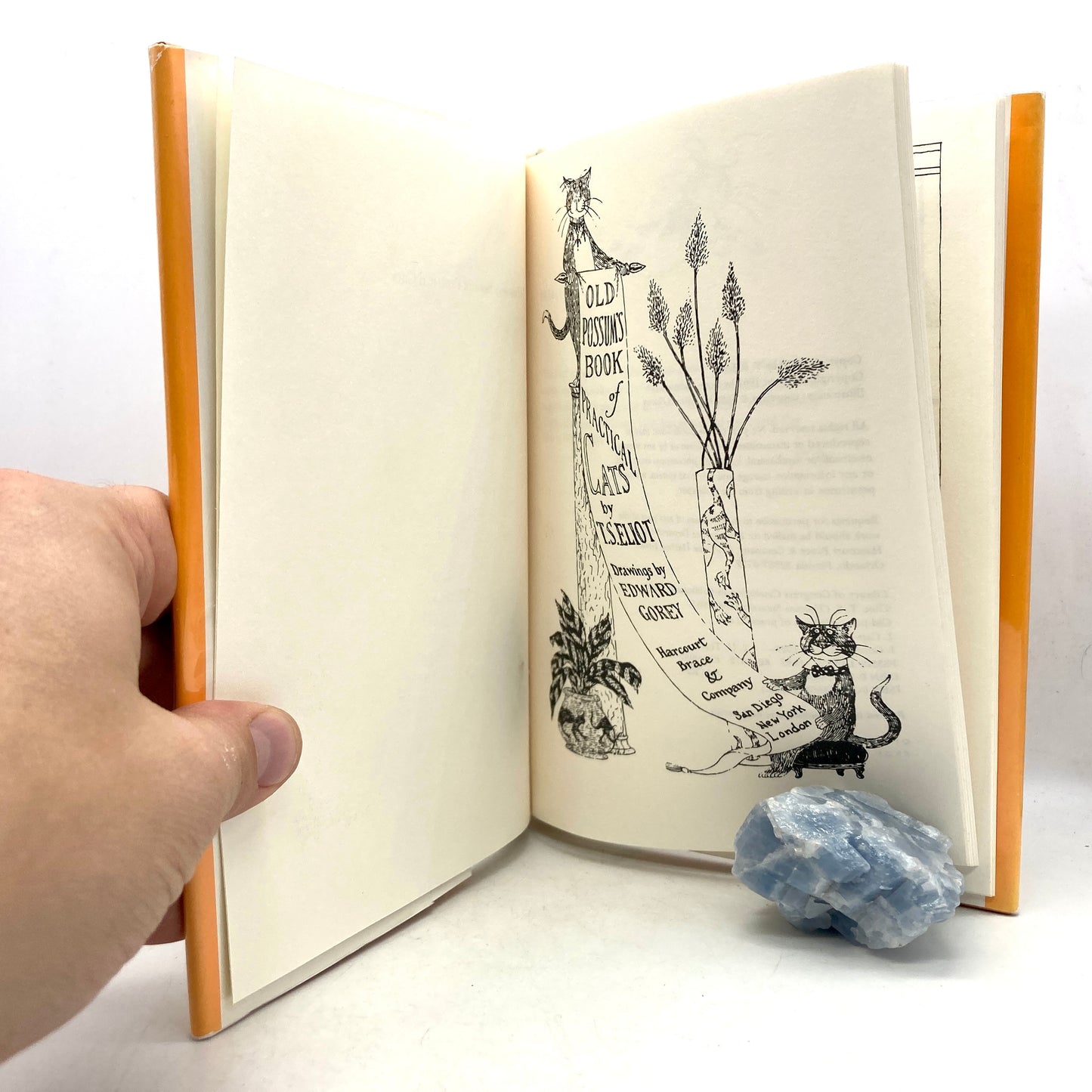 ELIOT, T.S. "Old Possum's Book of Practical Cats" [Harcourt, 1982] Signed by Edward Gorey