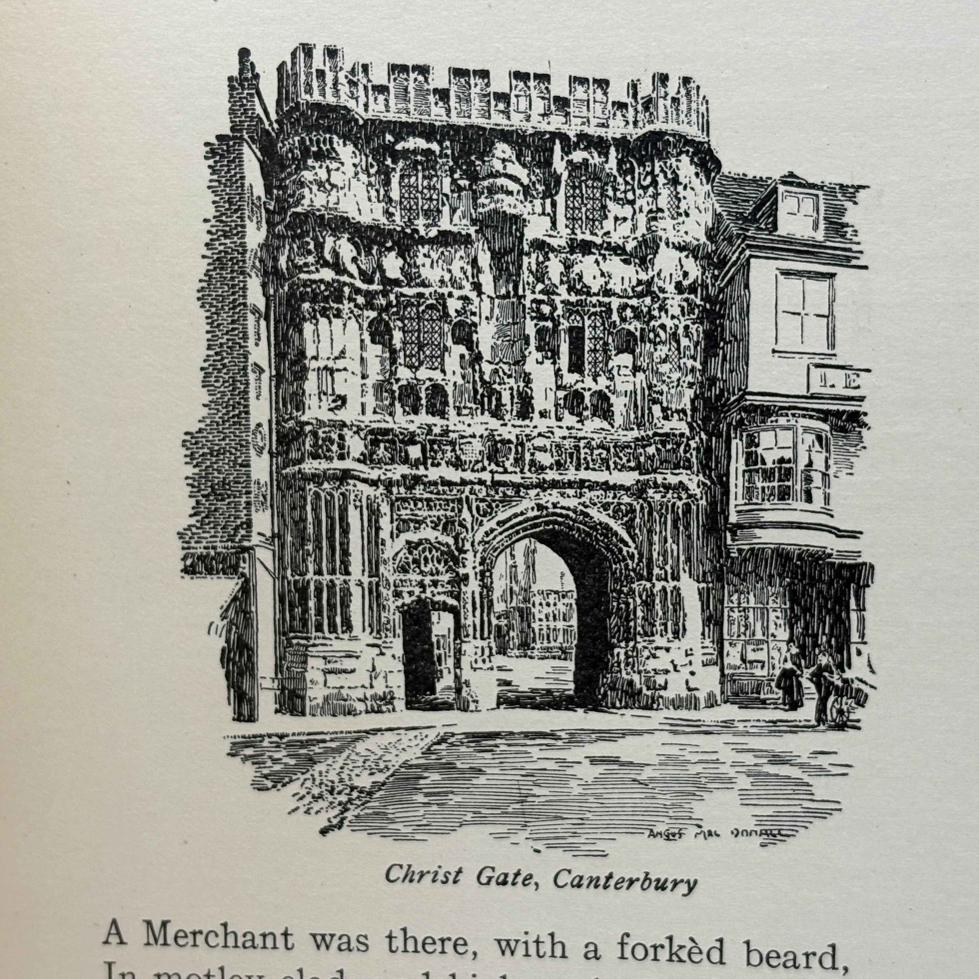 BATES, Katharine Lee “Chaucer’s Canterbury Pilgrims” [Rand McNally & Co, 1914]