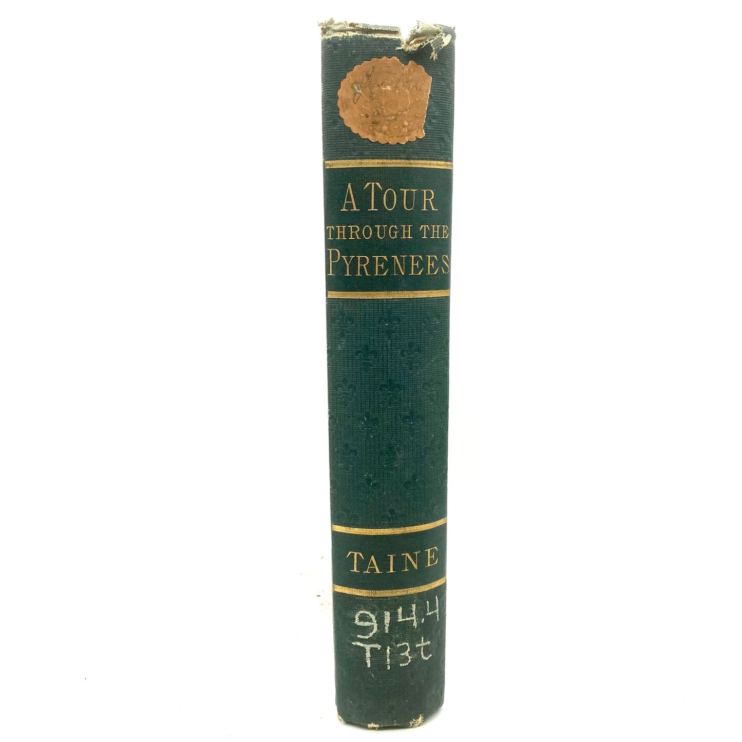 TAINE, Hippolite Adolphe "A Tour Through the Pyrenees" [Henry Holt, 1874] - Buzz Bookstore