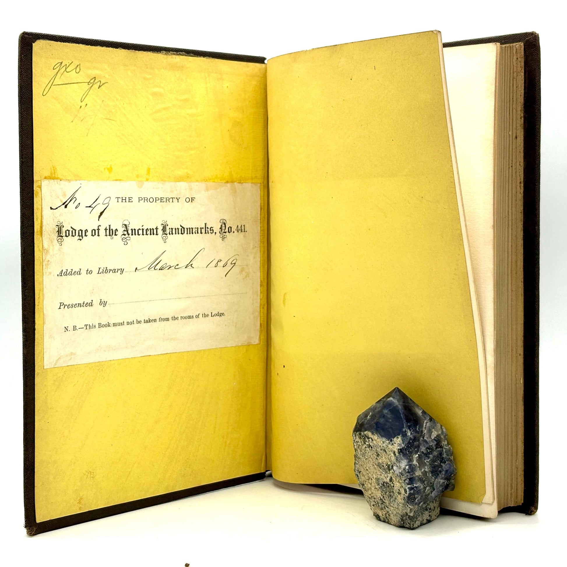 SIMONS, John W. "A Familiar Treatise on Masonic Jurisprudence" [1866]