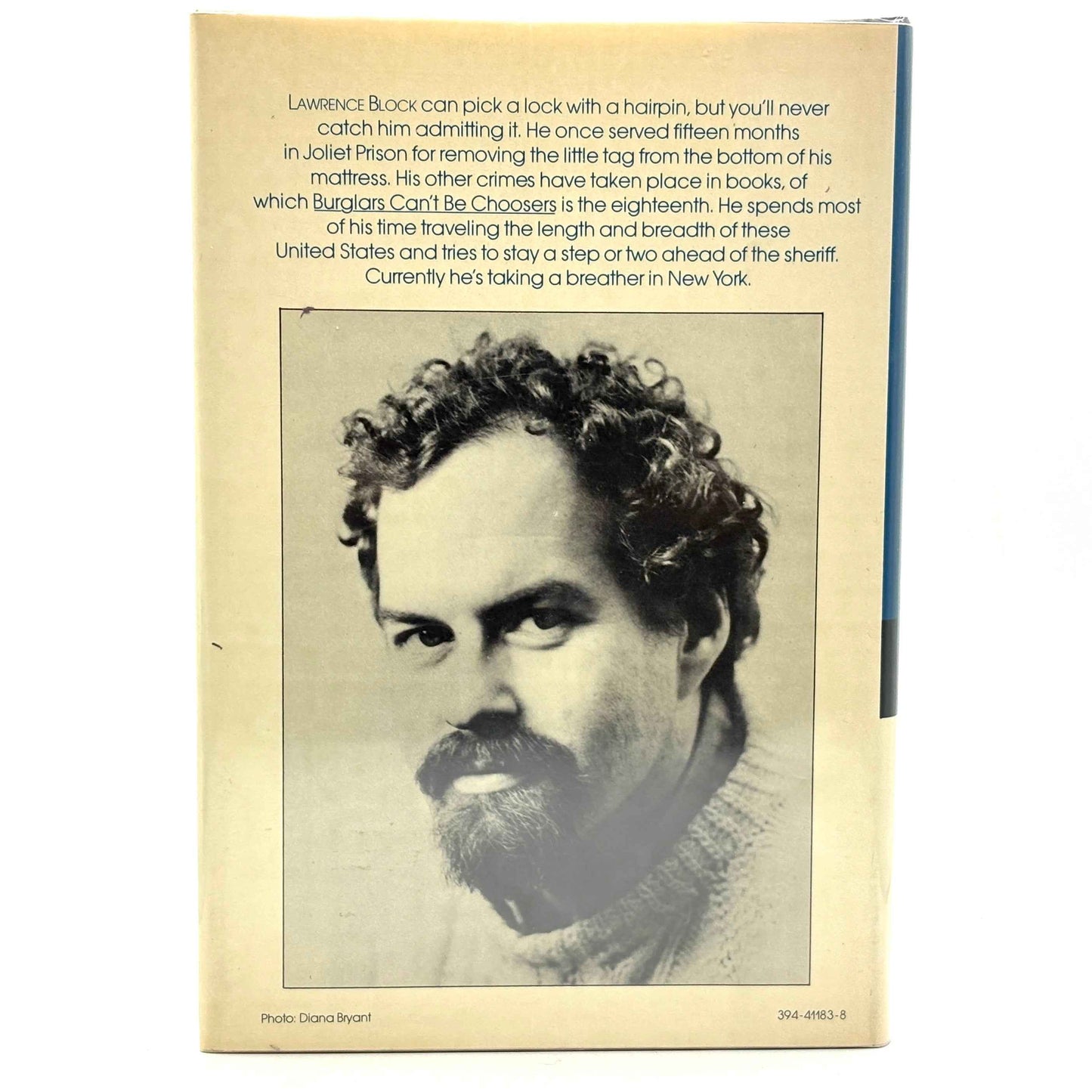 BLOCK, Lawrence “Burglars Can’t Be Choosers” [Random House, 1977] Signed 1st