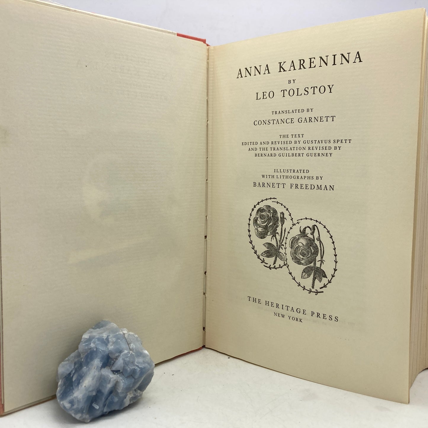 TOLSTOY, Leo "Anna Karenina" [Heritage Press, 1952]