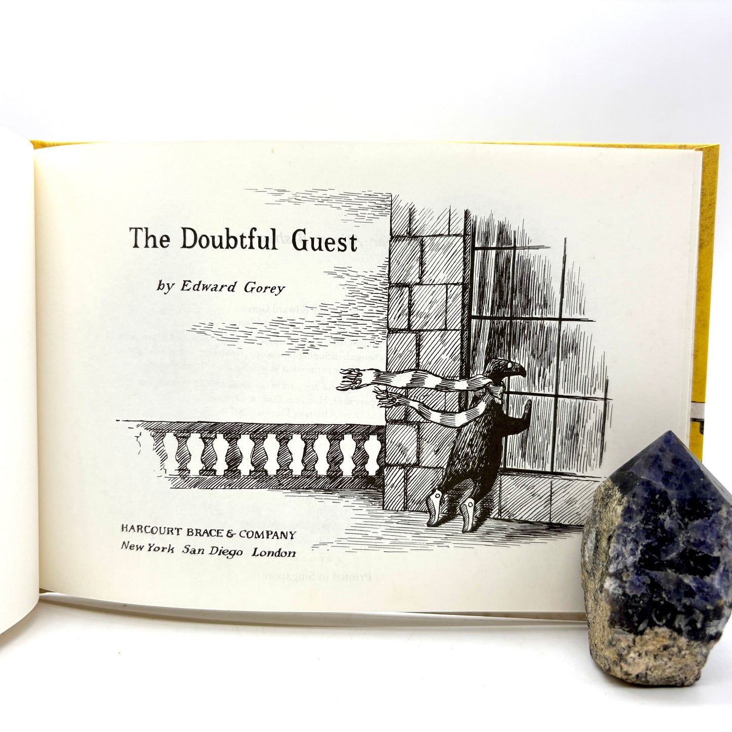 GOREY, Edward "The Doubtful Guest" [Harcourt Brace, 1985] Signed