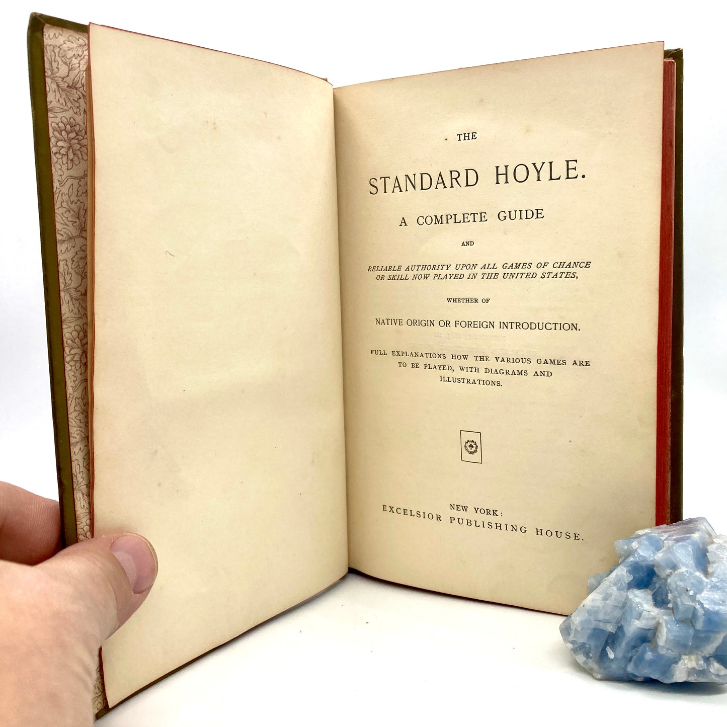 HOYLE, Edward "The Standard Hoyle" [Excelsior Publishing, 1887]