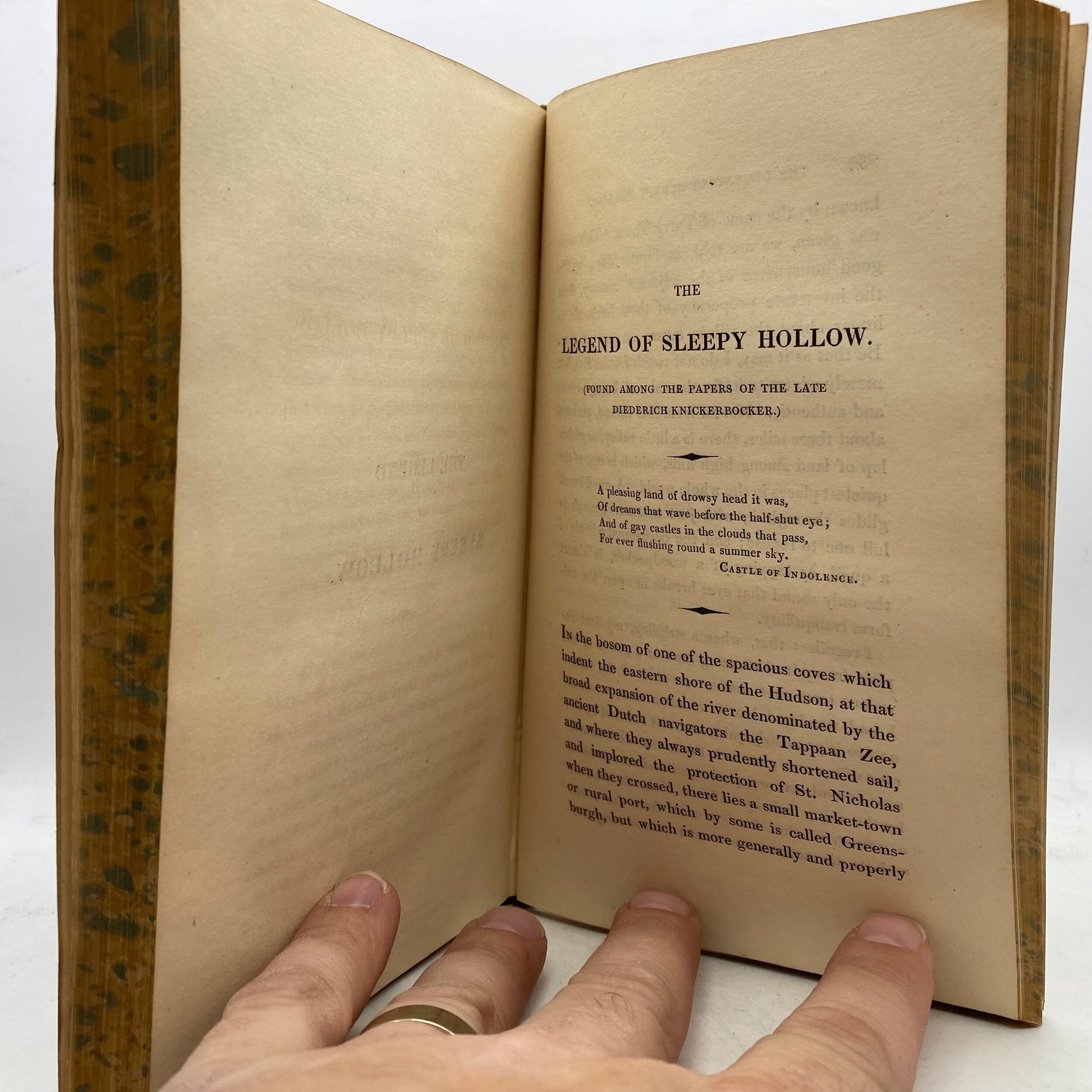 IRVING, Washington "The Sketch Book of Geoffrey Crayon" [John Murray, 1824] - Buzz Bookstore