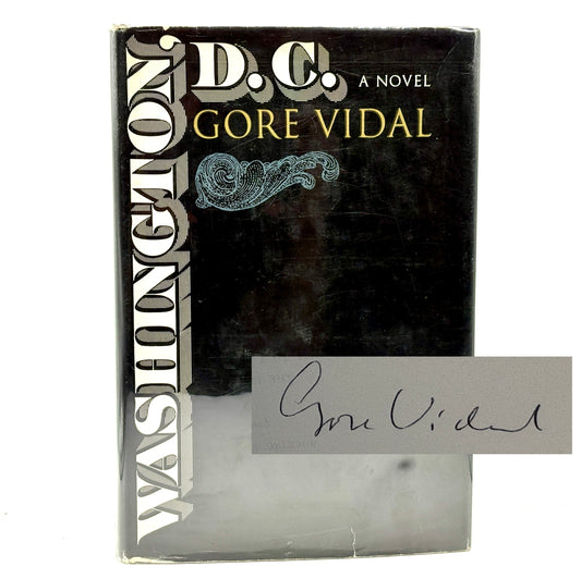 VIDAL, Gore “Washington, D.C.” [Random House, 1967] Signed 4th Printing