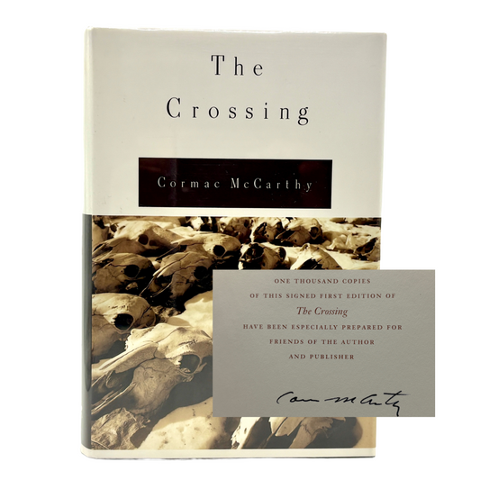 MCCARTHY, Cormac "The Crossing" [Alfred A. Knopf, 1994] Signed 1st Edition