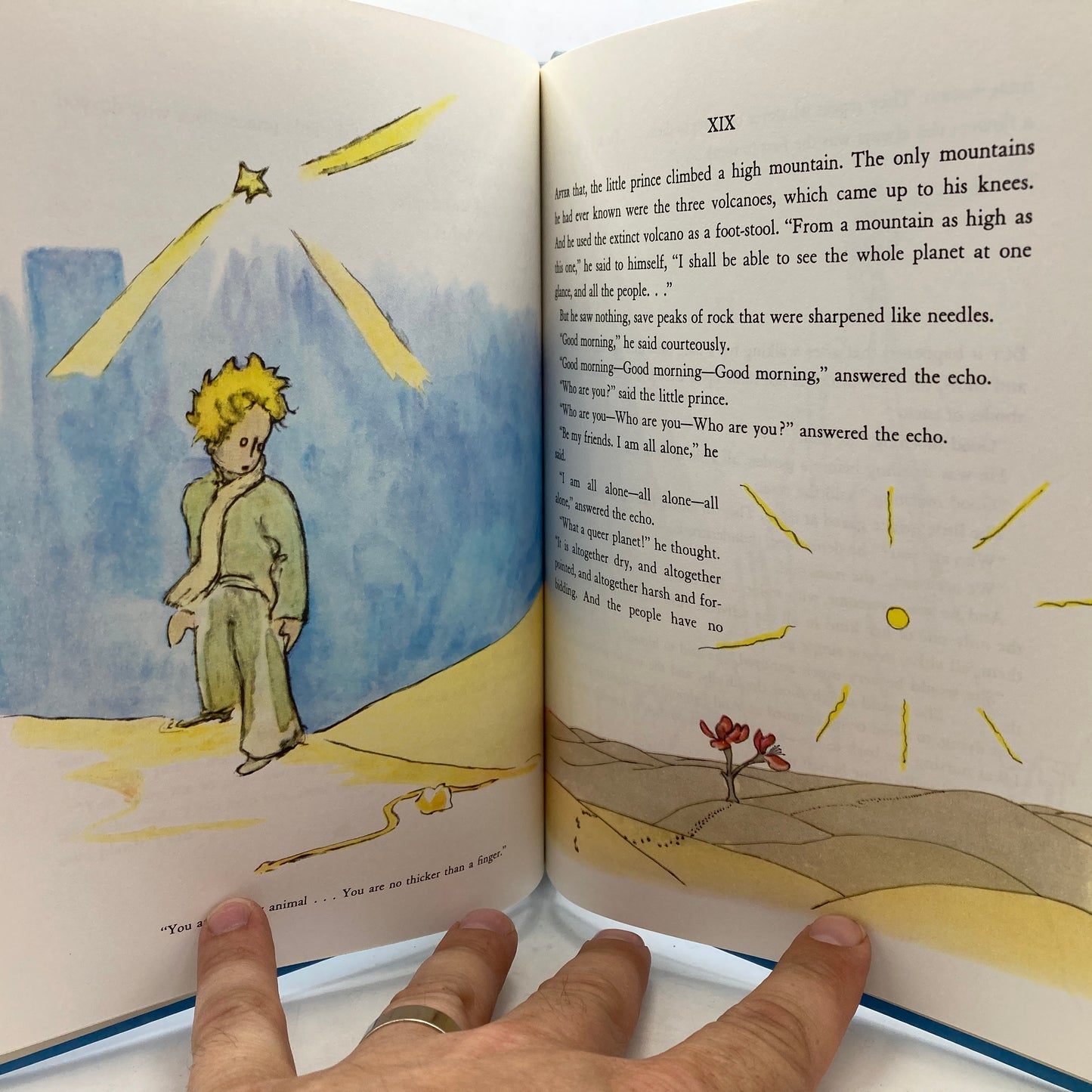 DE SAINTE-EXUPERY, Antoine "The Little Prince" [Harcourt, Brace & World, c1991]