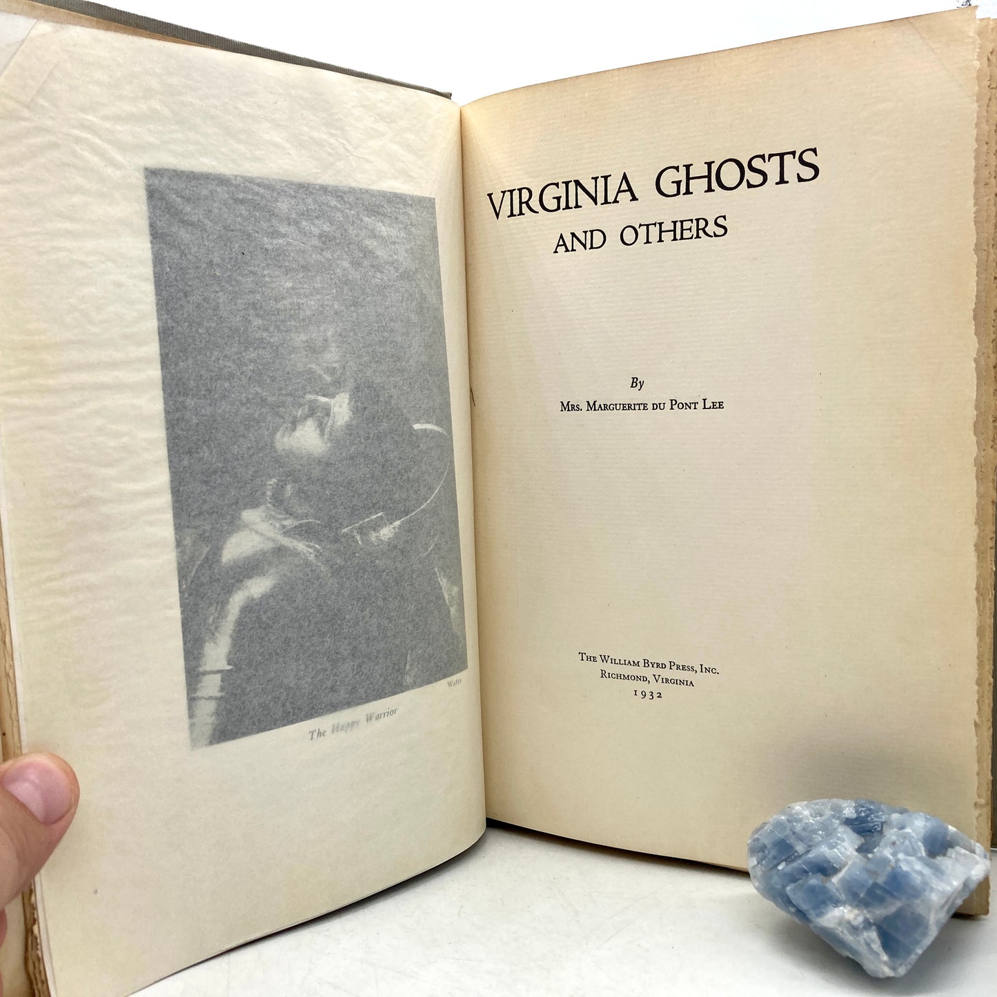 DU PONT LEE, Marguerite "Virginia Ghosts & Others" [William Byrd, 1932] Inscribed