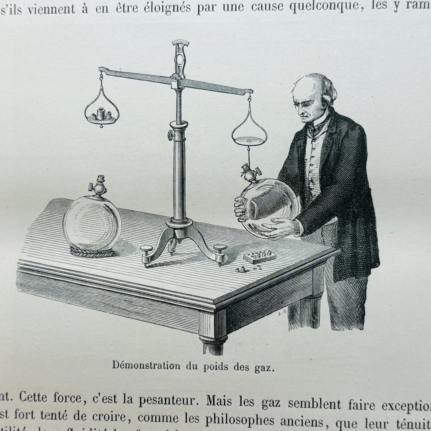 MANGIN, Arthur "L’Air et le monde aérien" [Alfred Mame et Fils, 1885]