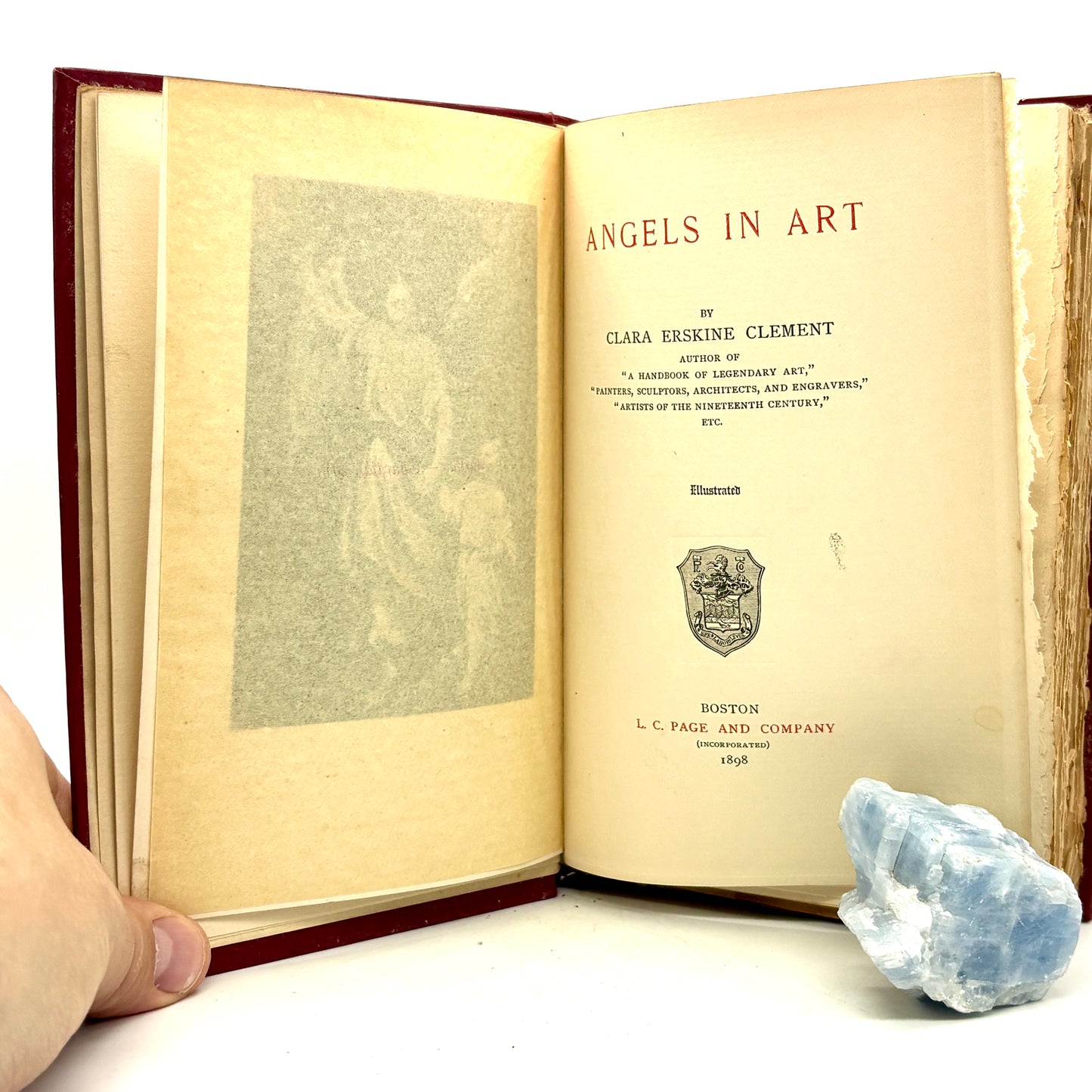 CLEMENT, Clara Erskine "Angels in Art" [L. C. Page and Co, 1898]