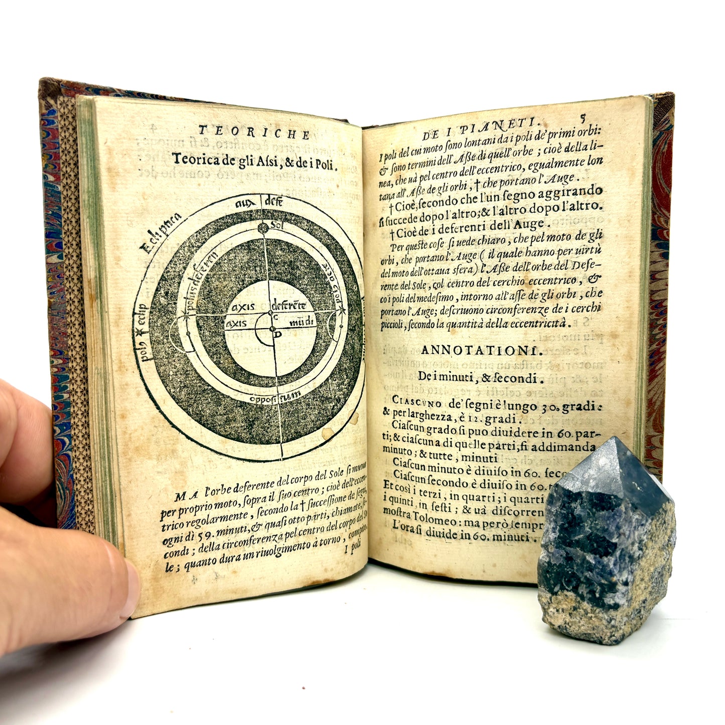 PEURBACH, Georg von "Le nuove Teoriche dei Pianeti" [Apresso Giovan Battista, 1566]