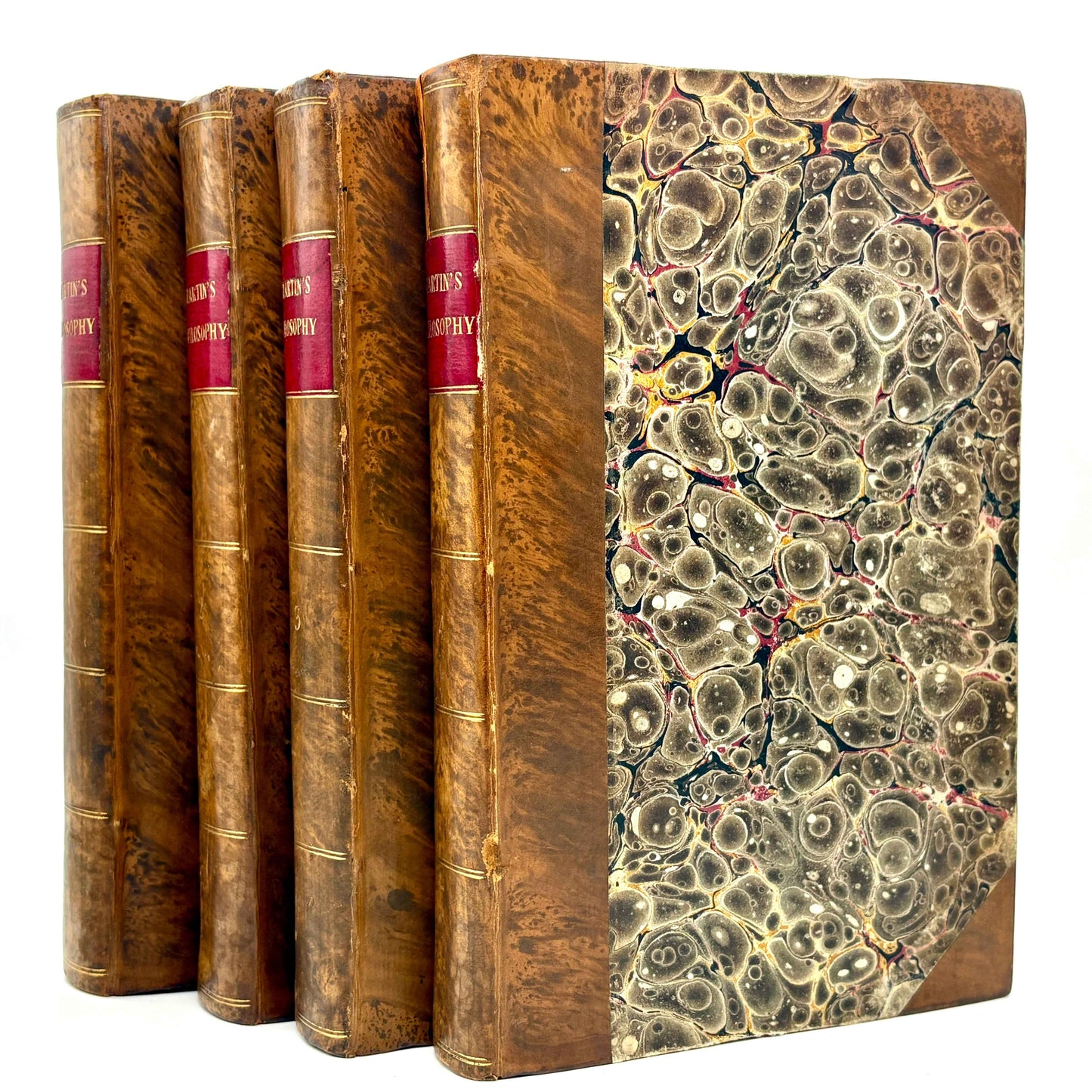 MARTIN, Benjamin "Philosophia Britannica" [W. Strahan, 1771] Isaac Newton