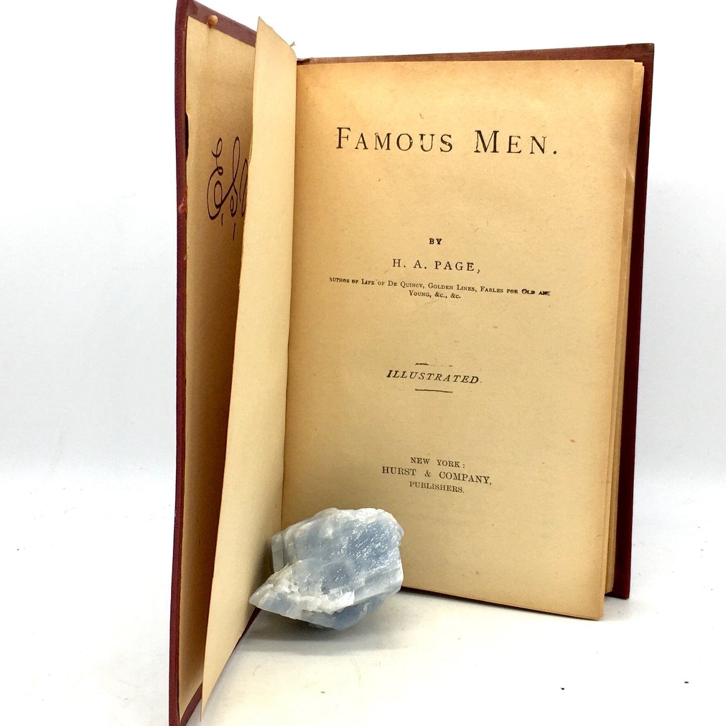PAGE, H.A. "Famous Men" [Hurst & Co, c1890s] - Buzz Bookstore