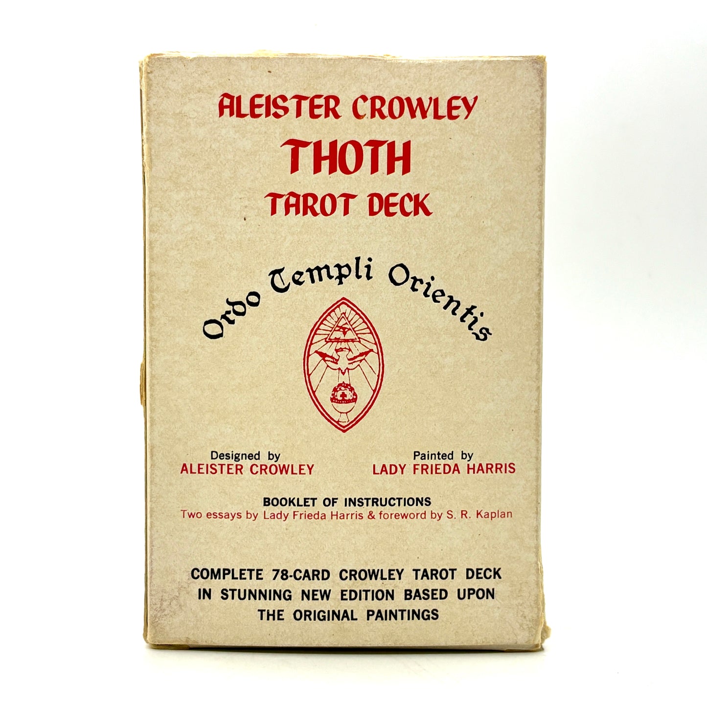 CROWLEY, Aleister “Thoth Tarot Deck” [U.S. Games Systems, 1978]