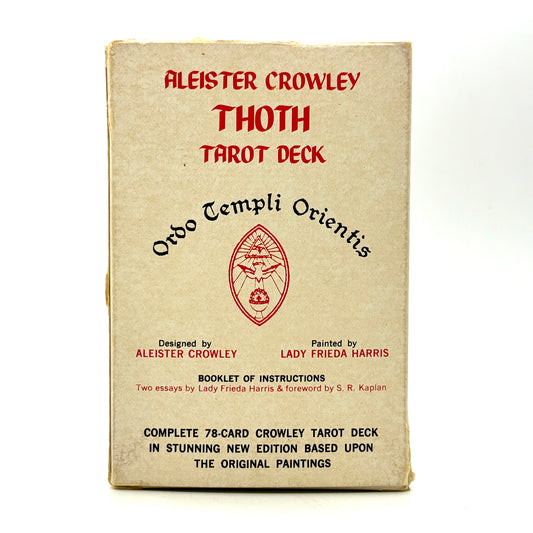 CROWLEY, Aleister “Thoth Tarot Deck” [U.S. Games Systems, 1978]