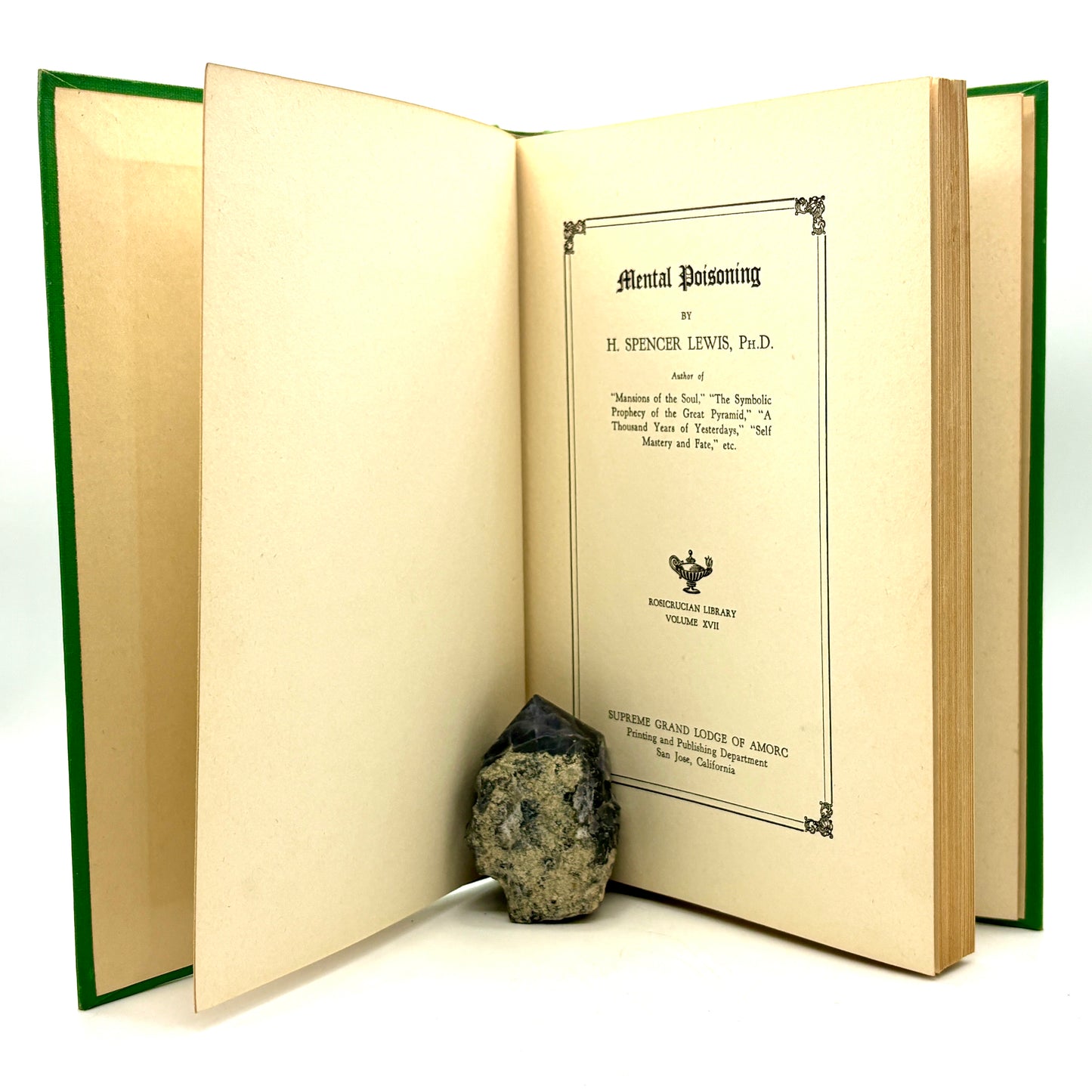 LEWIS, H. Spencer Mental Poisoning [Supreme Grand Lodge of AMORC, 1947]