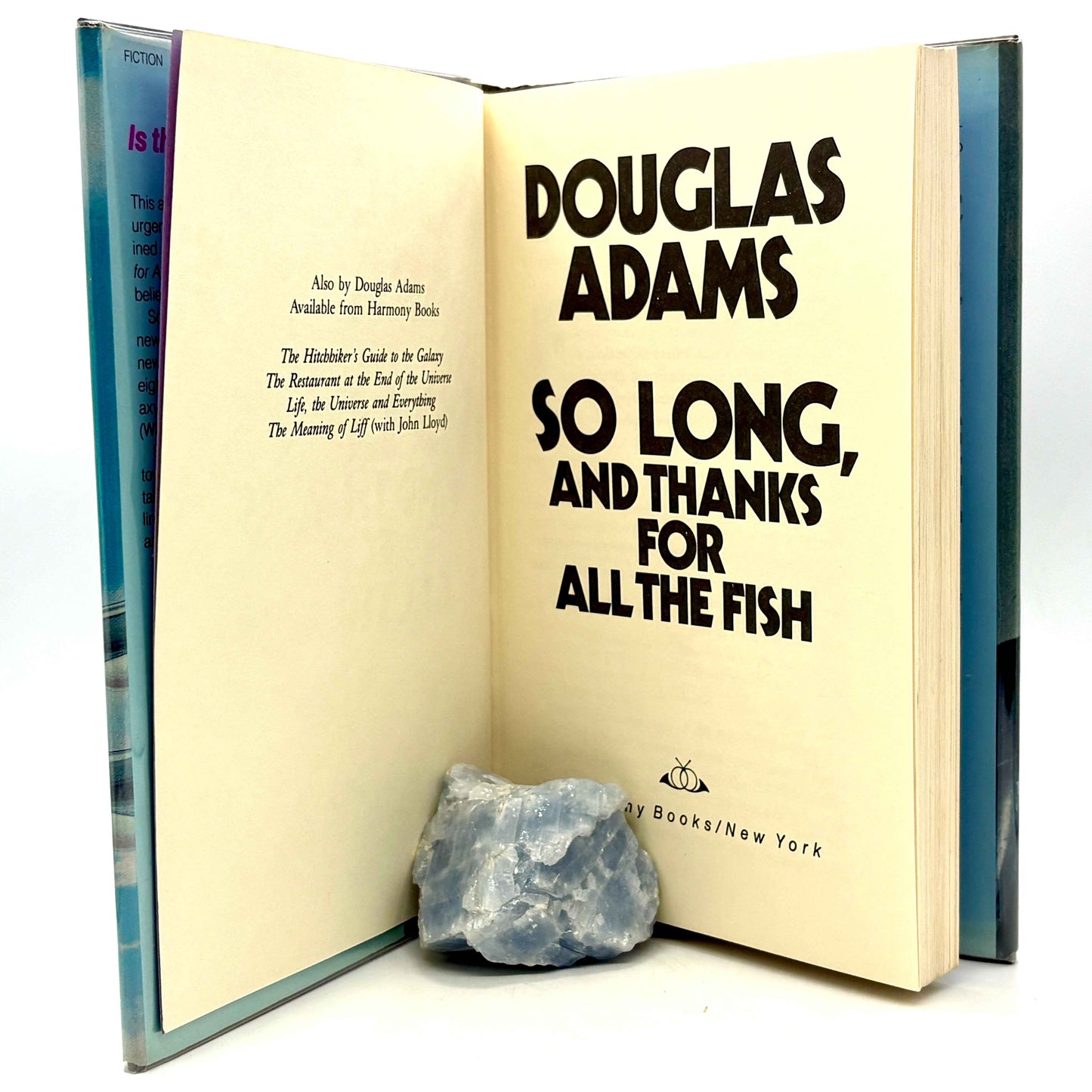 ADAMS, Douglas “So Long, and Thanks for All the Fish” [Harmony, 1985] 1st US Edition