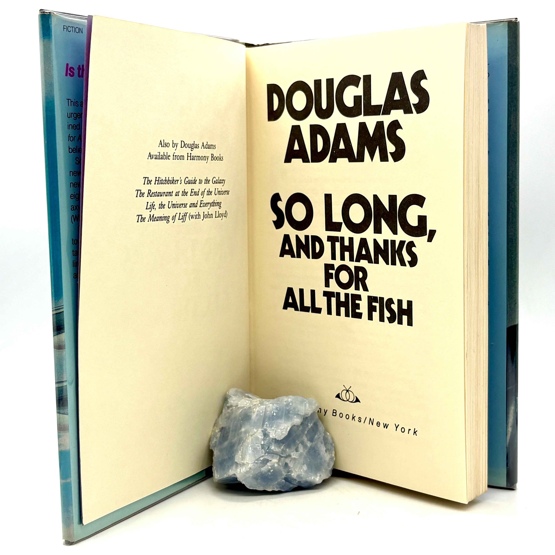 ADAMS, Douglas “So Long, and Thanks for All the Fish” [Harmony, 1985] 1st US Edition