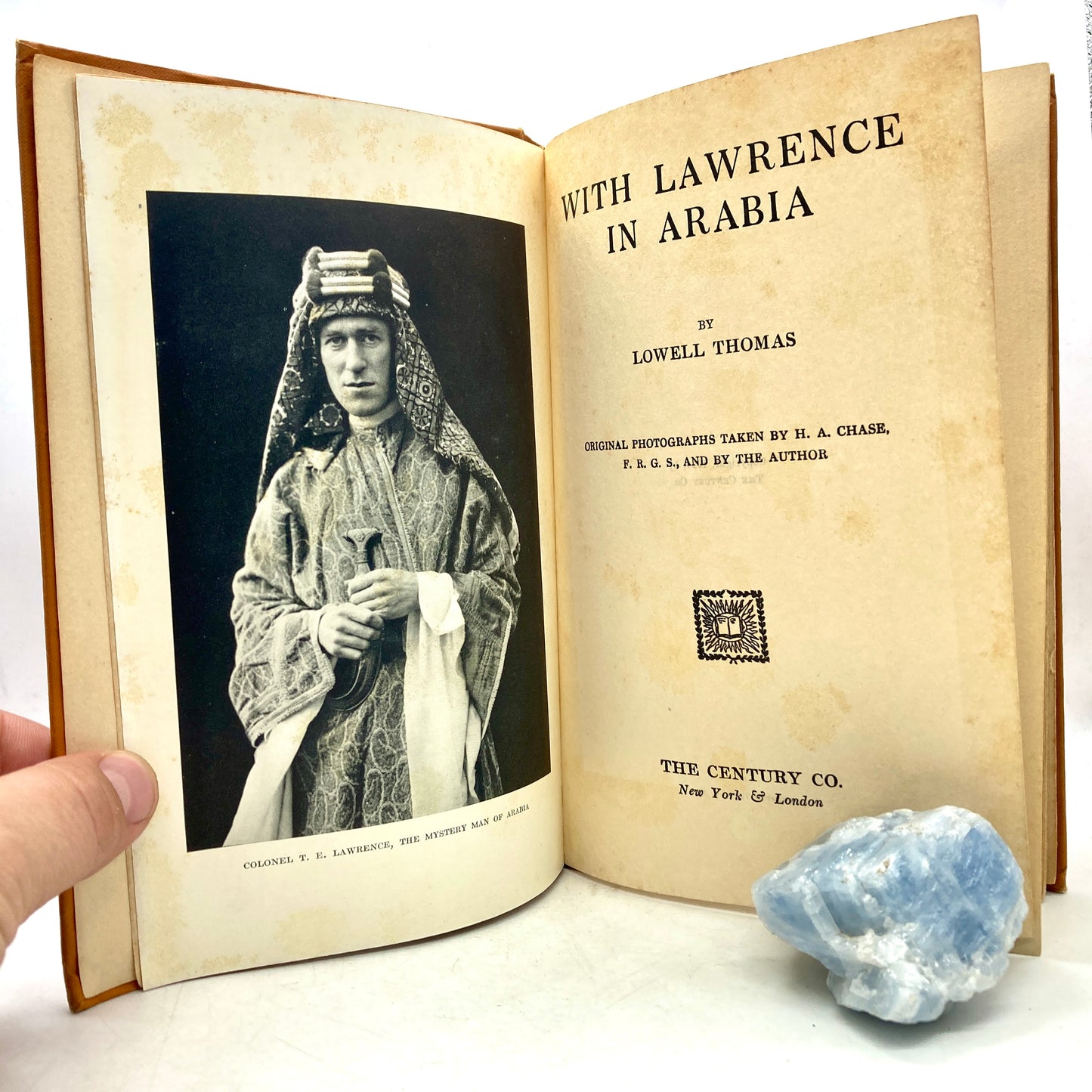 THOMAS, Lowell "With Lawrence in Arabia" [Century Co, 1924] 1st Edition