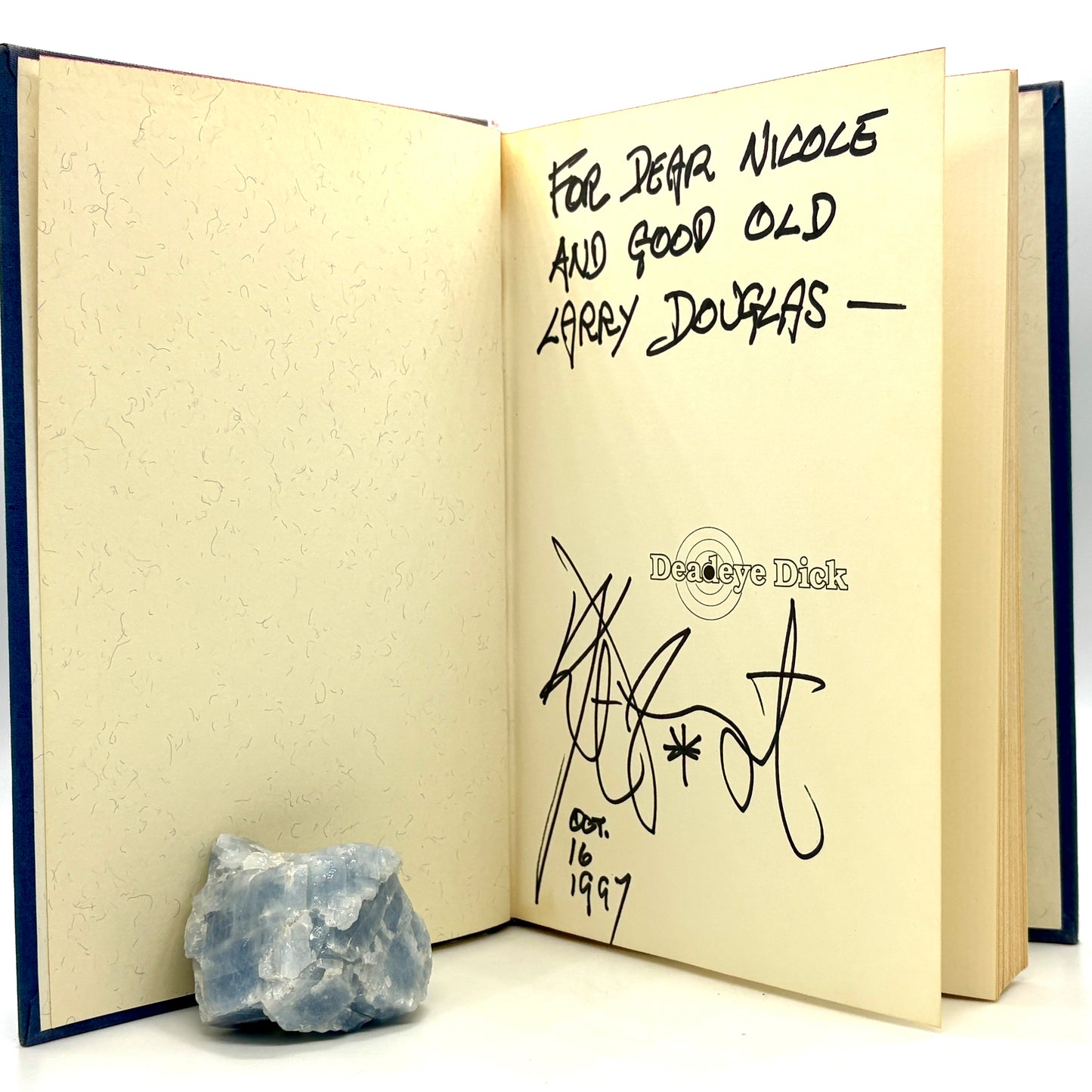 VONNEGUT, Kurt "Deadeye Dick" [Delacorte Press, 1982] Signed 1st Edition