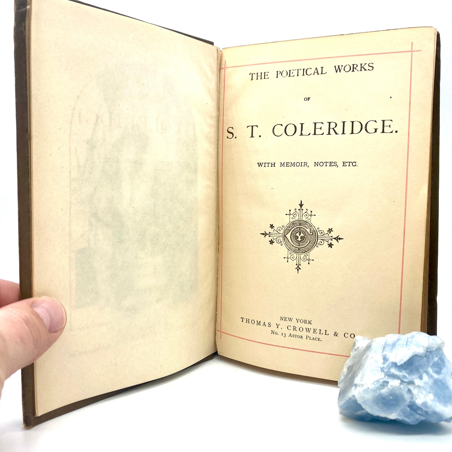 COLERIDGE, Samuel Taylor "The Poetical Works" [Thomas Y. Crowell, n.d./c1880s]