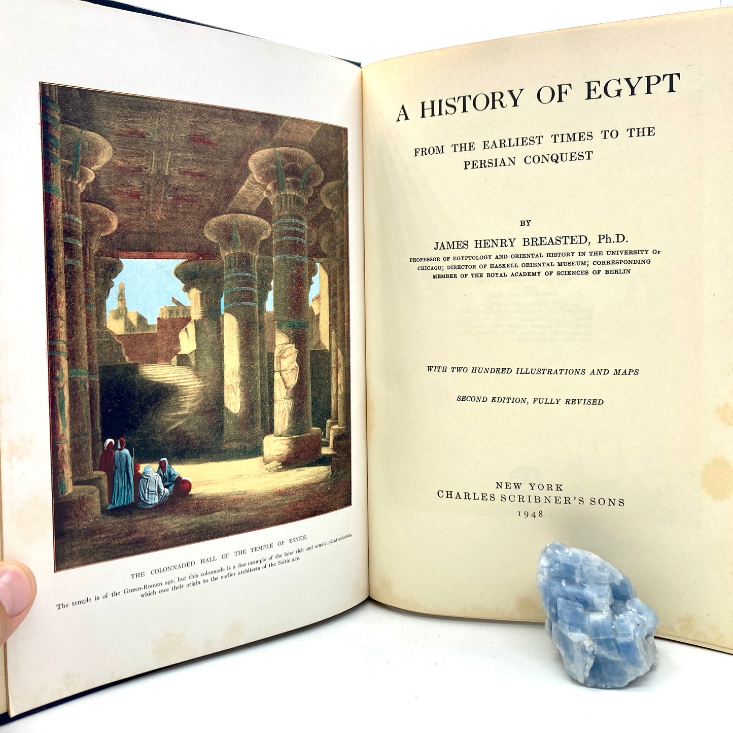 BREASTED, James Henry "A History of Egypt" [Charles Scribner's Sons, 1948]