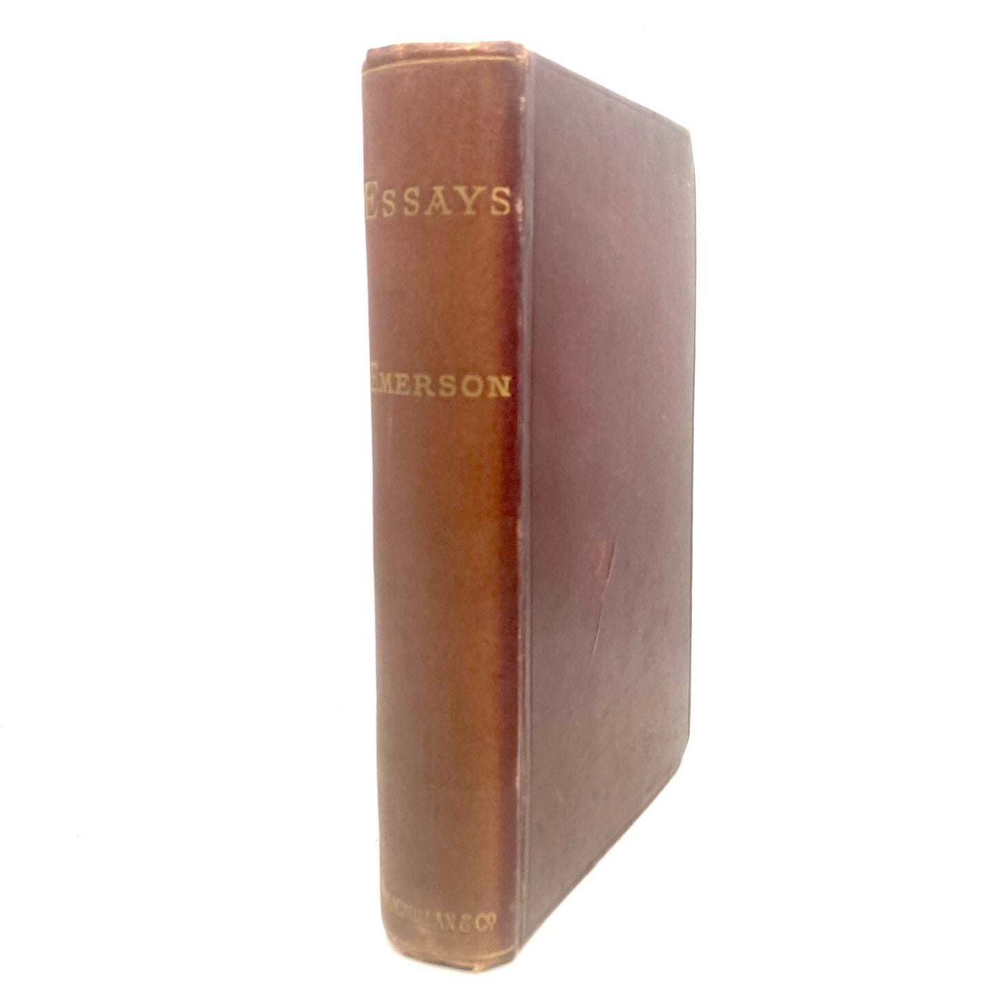 EMERSON, Ralph Waldo "Essays" [Macmillan, 1897] - Buzz Bookstore