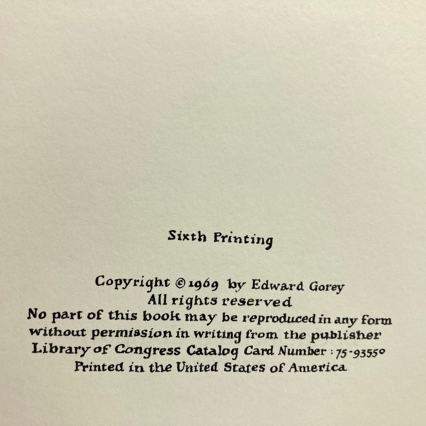 GOREY, Edward "The Epiplectic Bicycle" [Dodd, Mead, & Co, 1969] (Signed) - Buzz Bookstore