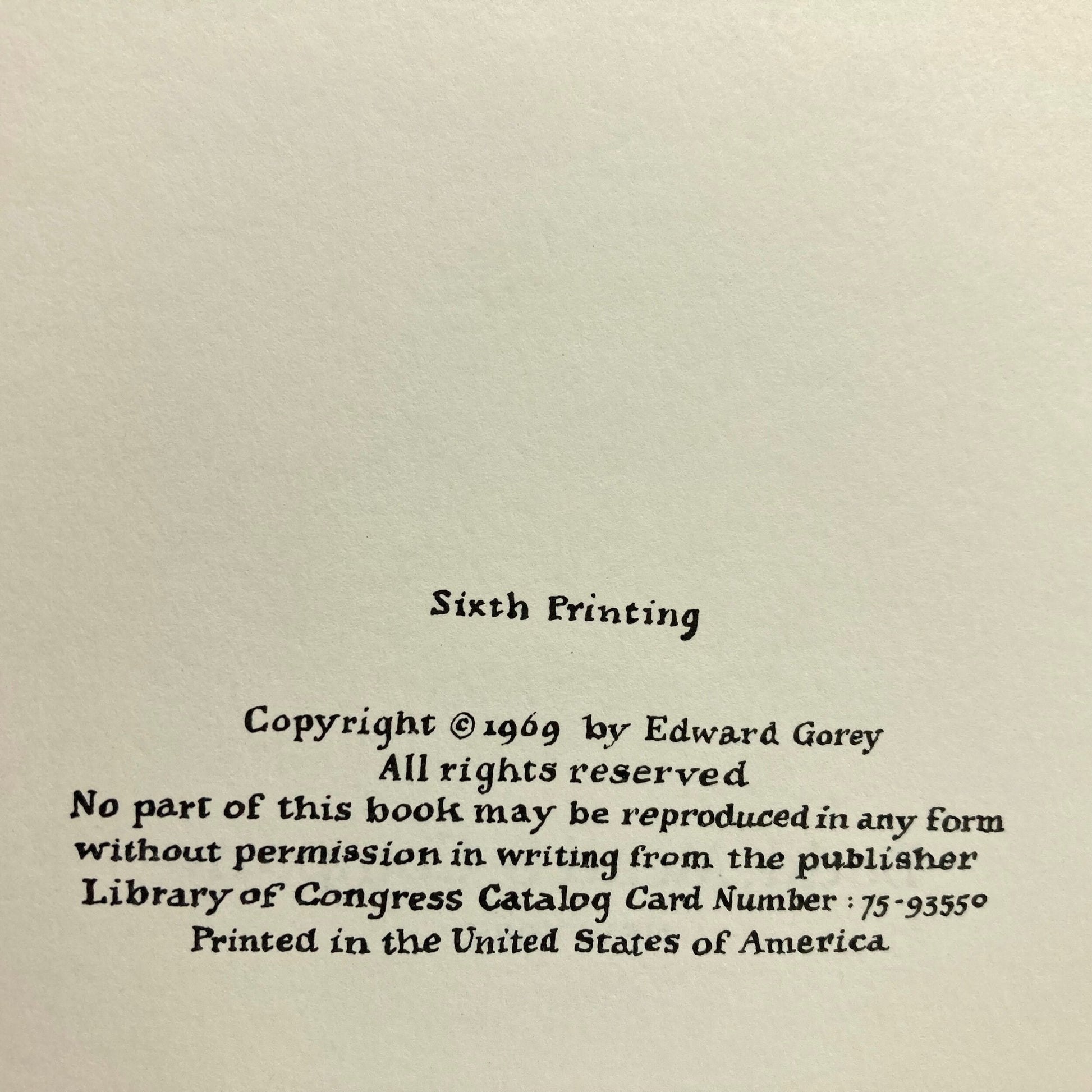 GOREY, Edward "The Epiplectic Bicycle" [Dodd, Mead, & Co, 1969] (Signed) - Buzz Bookstore