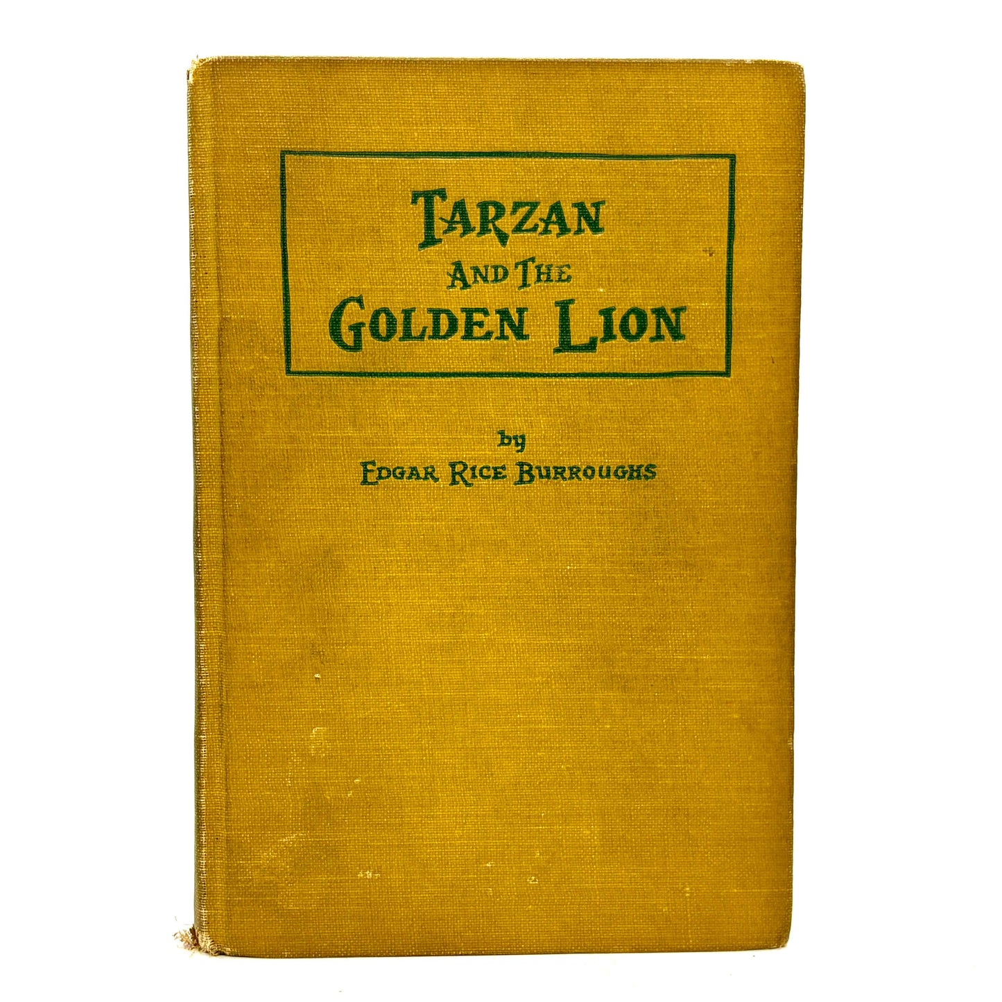 BURROUGHS, Edgar Rice "Tarzan and the Golden Lion" [A.C McClurg, 1923] 1st Edition